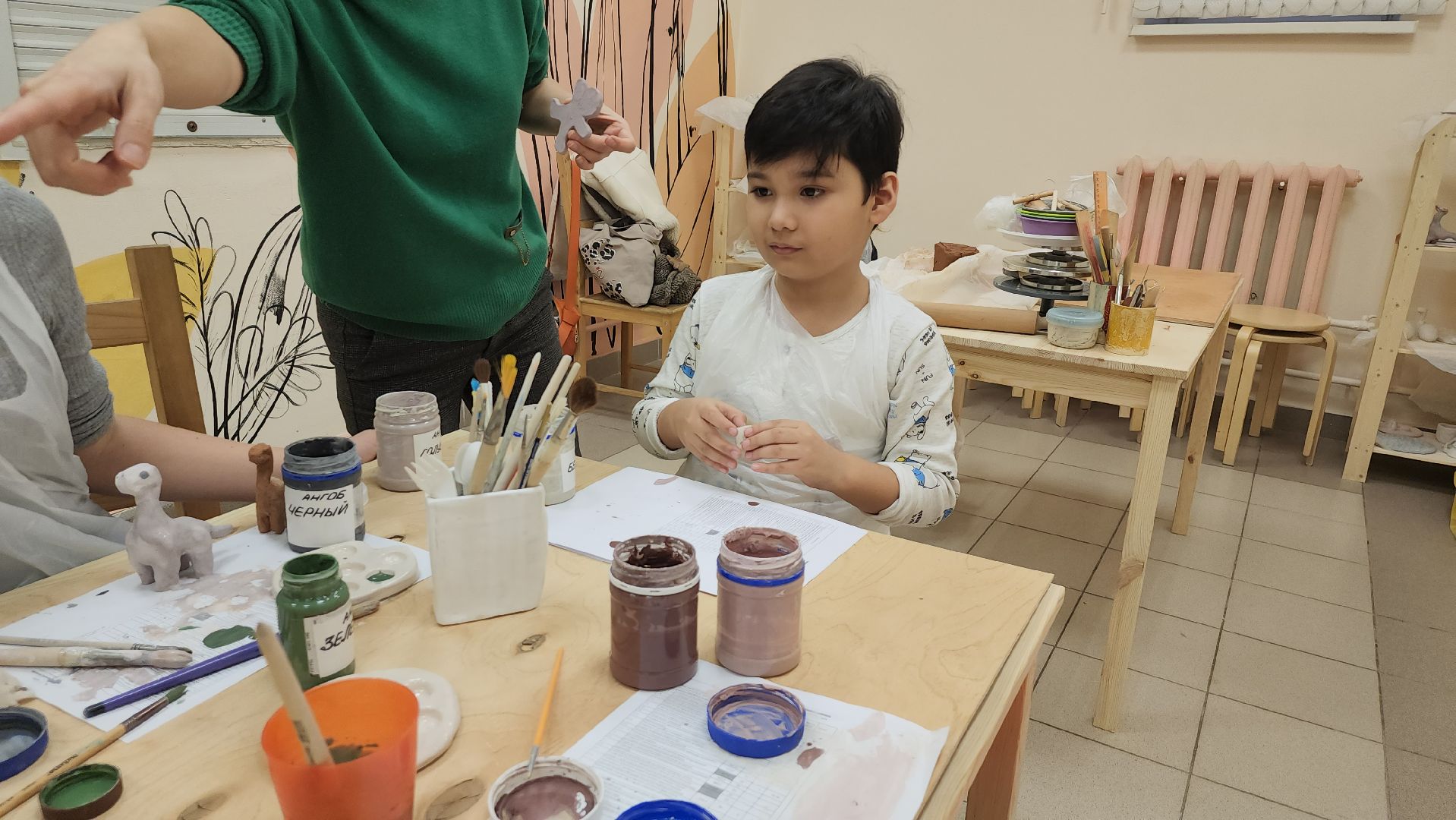 котельники, лепка, глина, реабилитационный центр, помощь, занятия,