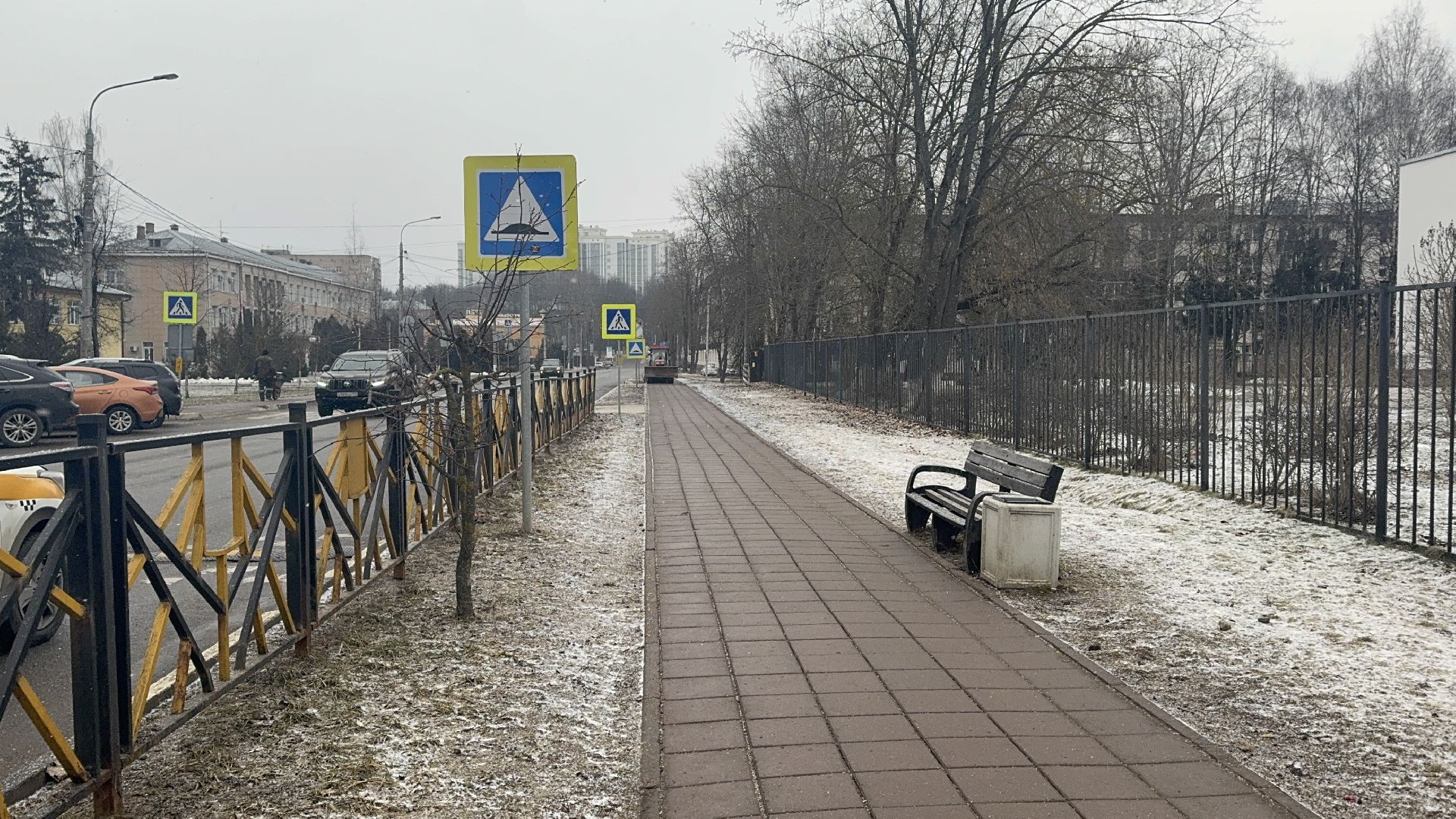 солнечногорск, уборка улиц, чистят снег, коммунальные службы, жители,