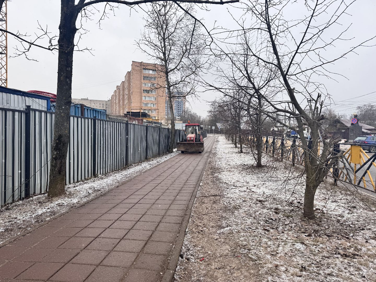 солнечногорск, уборка улиц, чистят снег, коммунальные службы, жители,