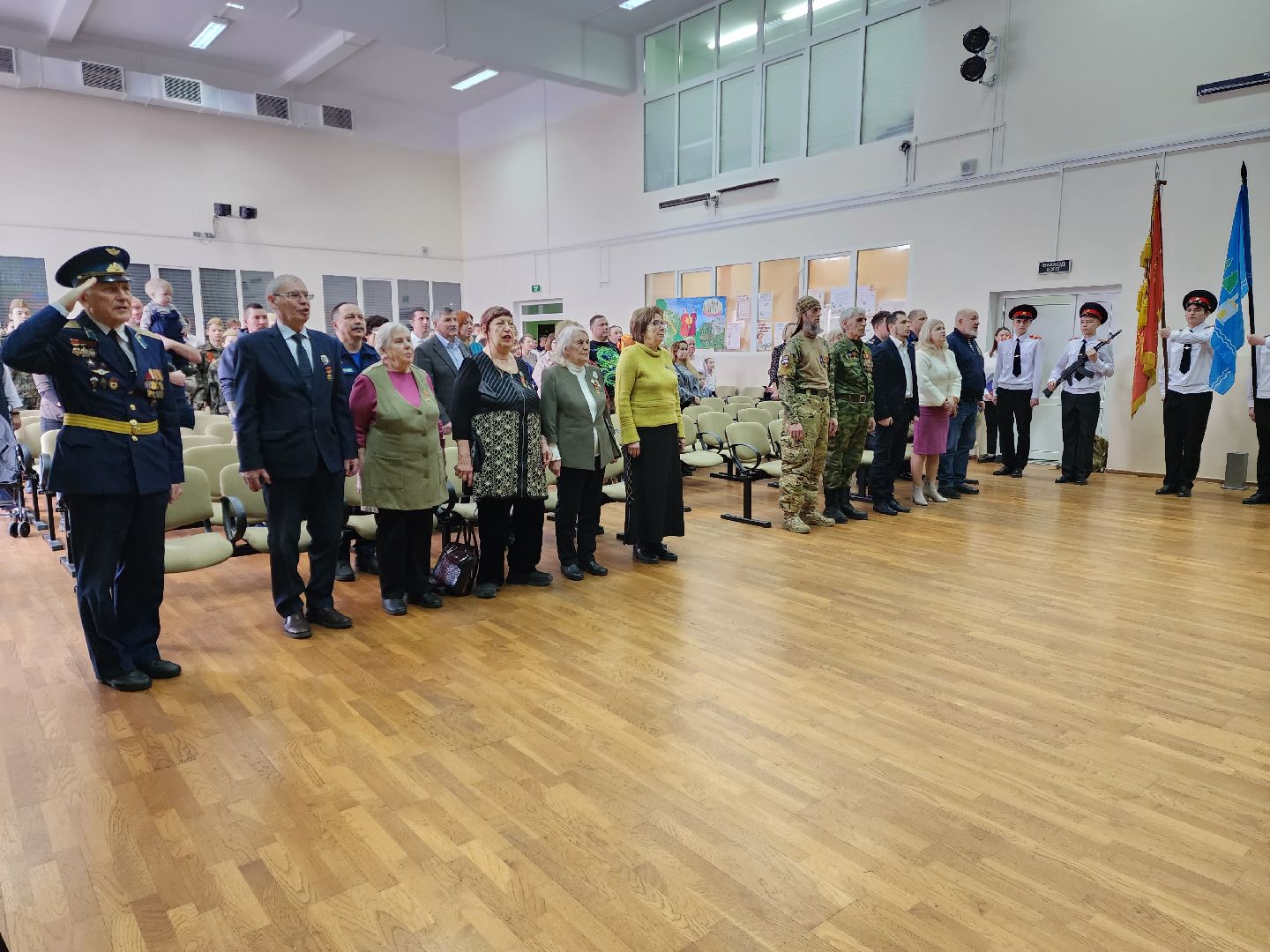 раменское, общество, юбилей музея 100-й Свирской дивизии в средней школе 8,