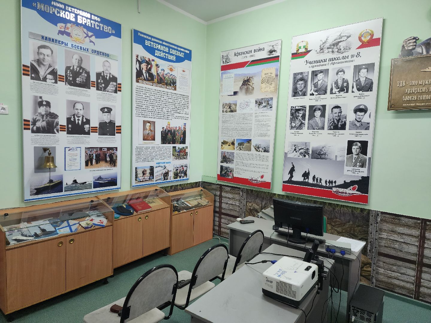 раменское, общество, юбилей музея 100-й Свирской дивизии в средней школе 8,