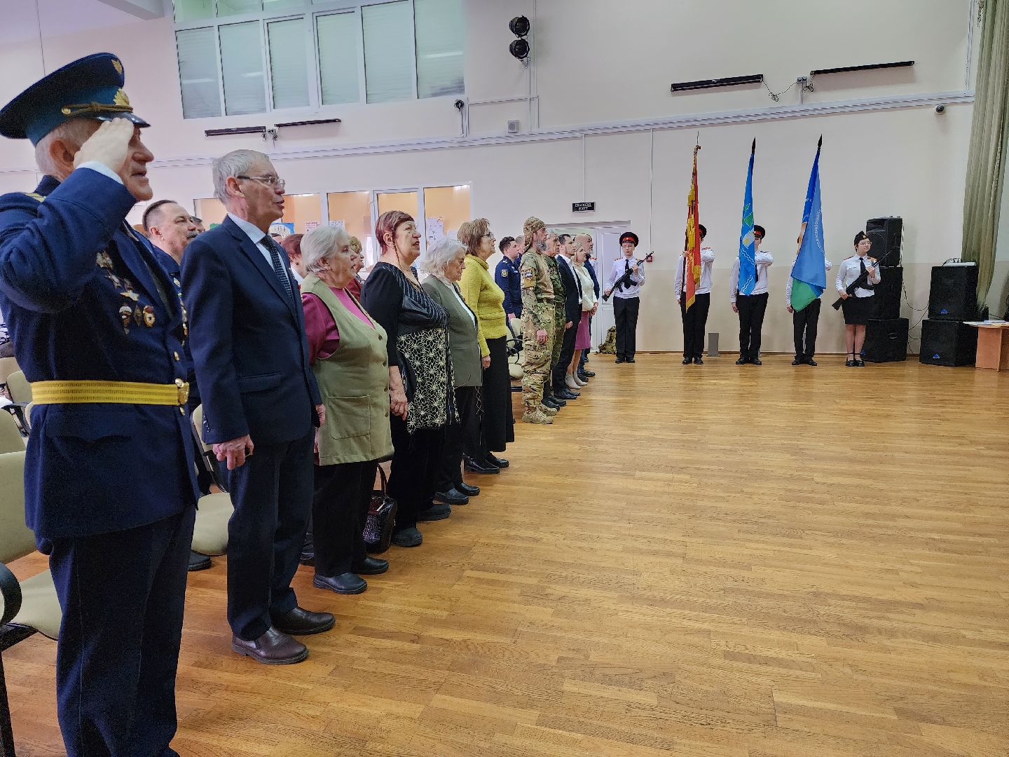 раменское, общество, юбилей музея 100-й Свирской дивизии в средней школе 8,