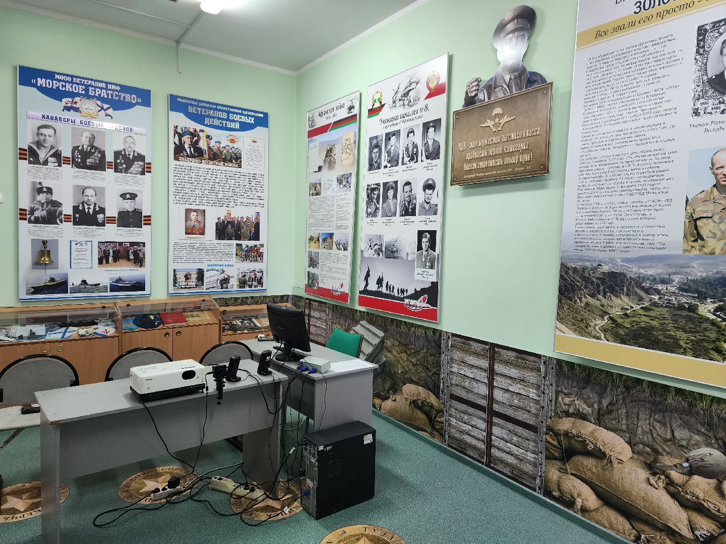 раменское, общество, юбилей музея 100-й Свирской дивизии в средней школе 8,