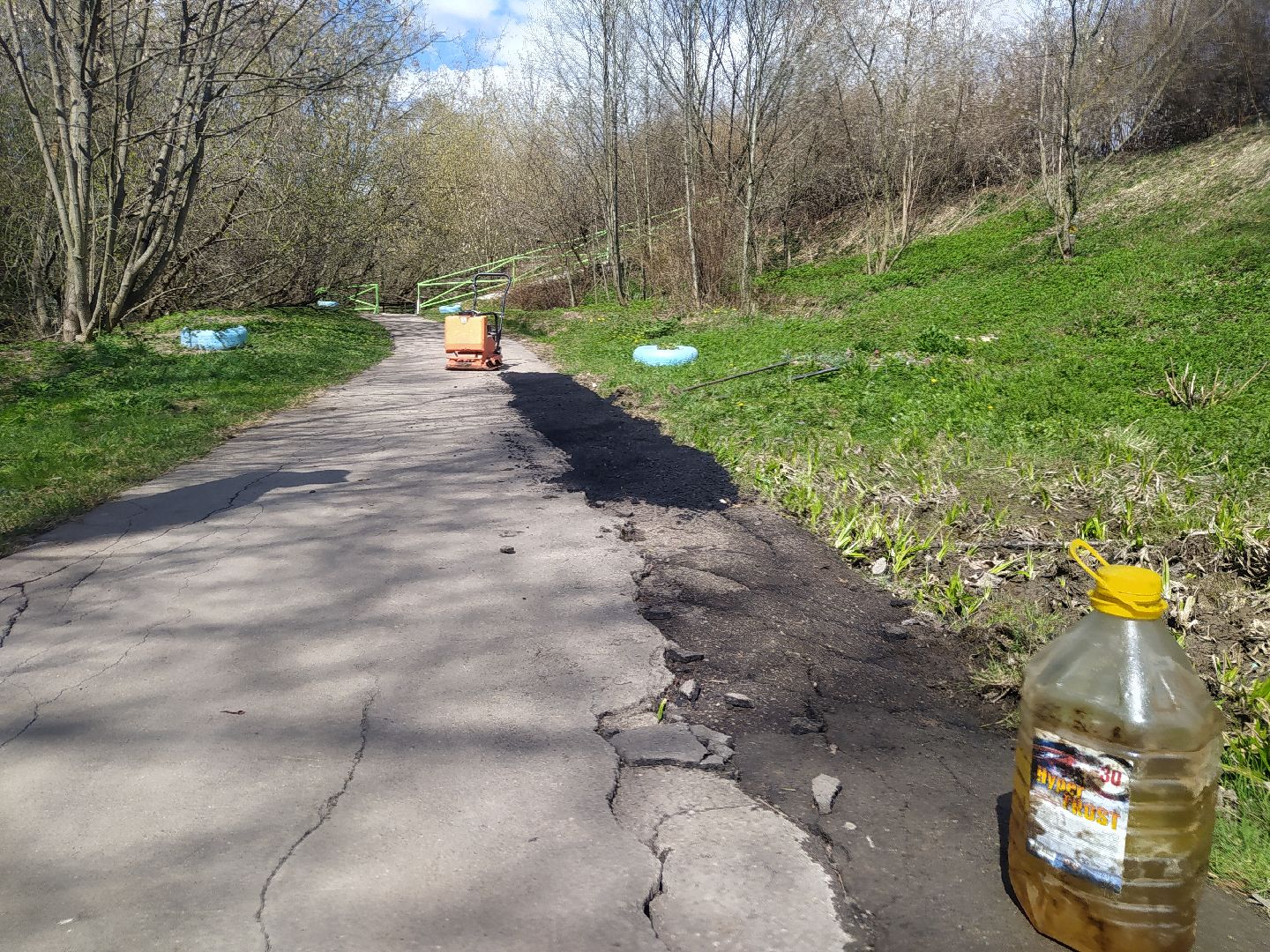 благоустройство, субботник, Нахабино, уборка, святой источник