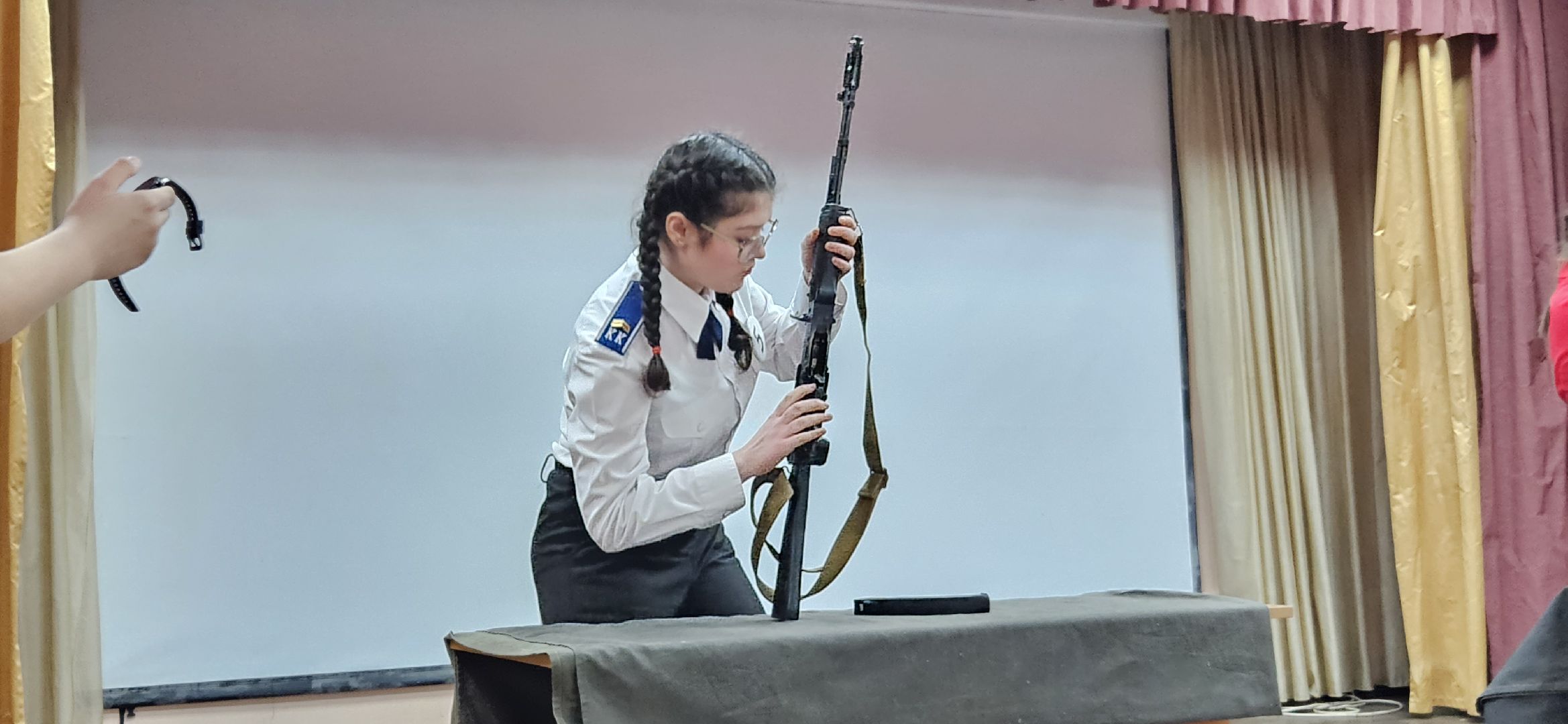 юнармия, конкурс, девушки в погонах, жуковский,