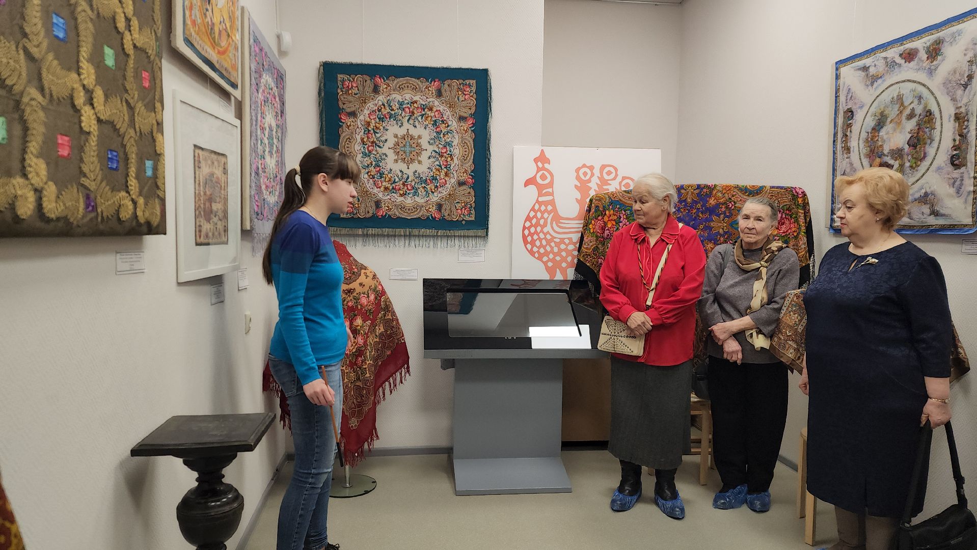 вертикалки, павловский посад, платки, выставка,