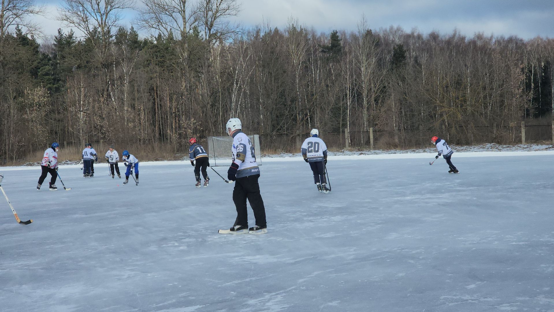 хоккей с мячом, товарищеский матч, спорт, балашиха, криогенмаш,