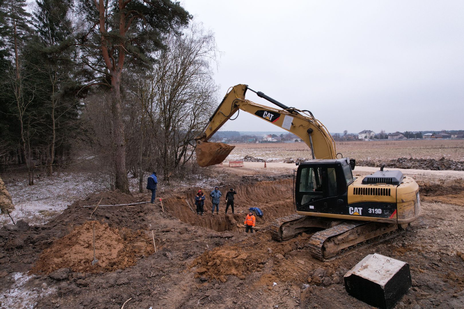 видео с коптера, дороги, подольск, строительство,