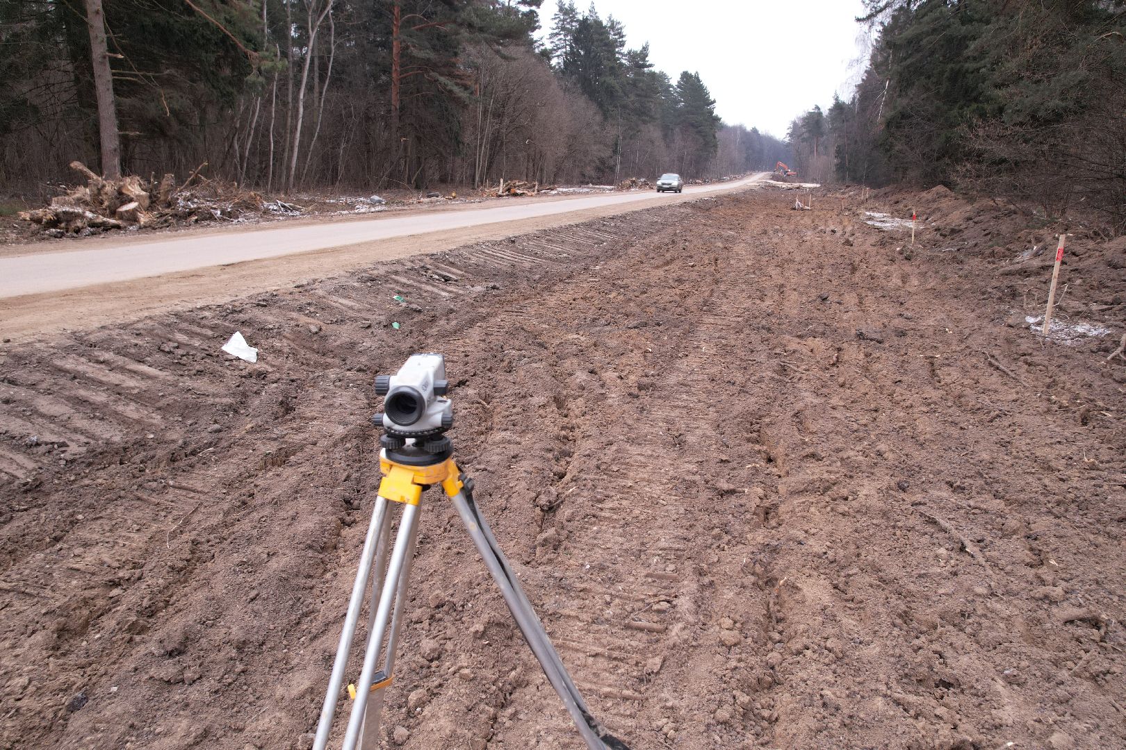 видео с коптера, дороги, подольск, строительство,