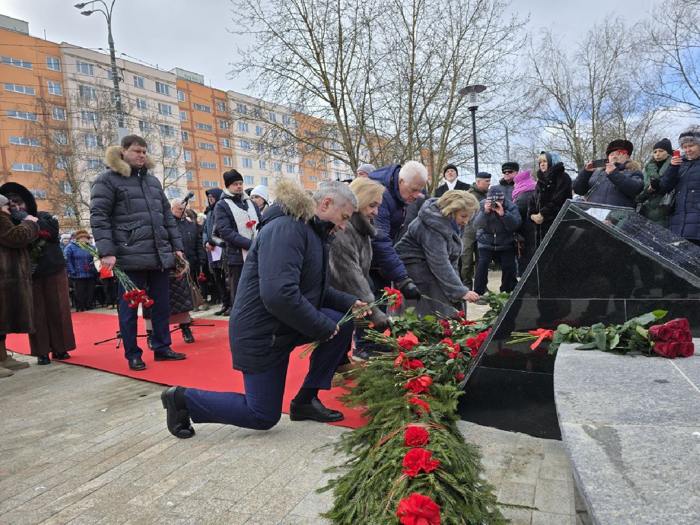 можайск, можайский муниципальный округ, открытие памятника, ветераны боевых действий, сво, общество, подмосковье,