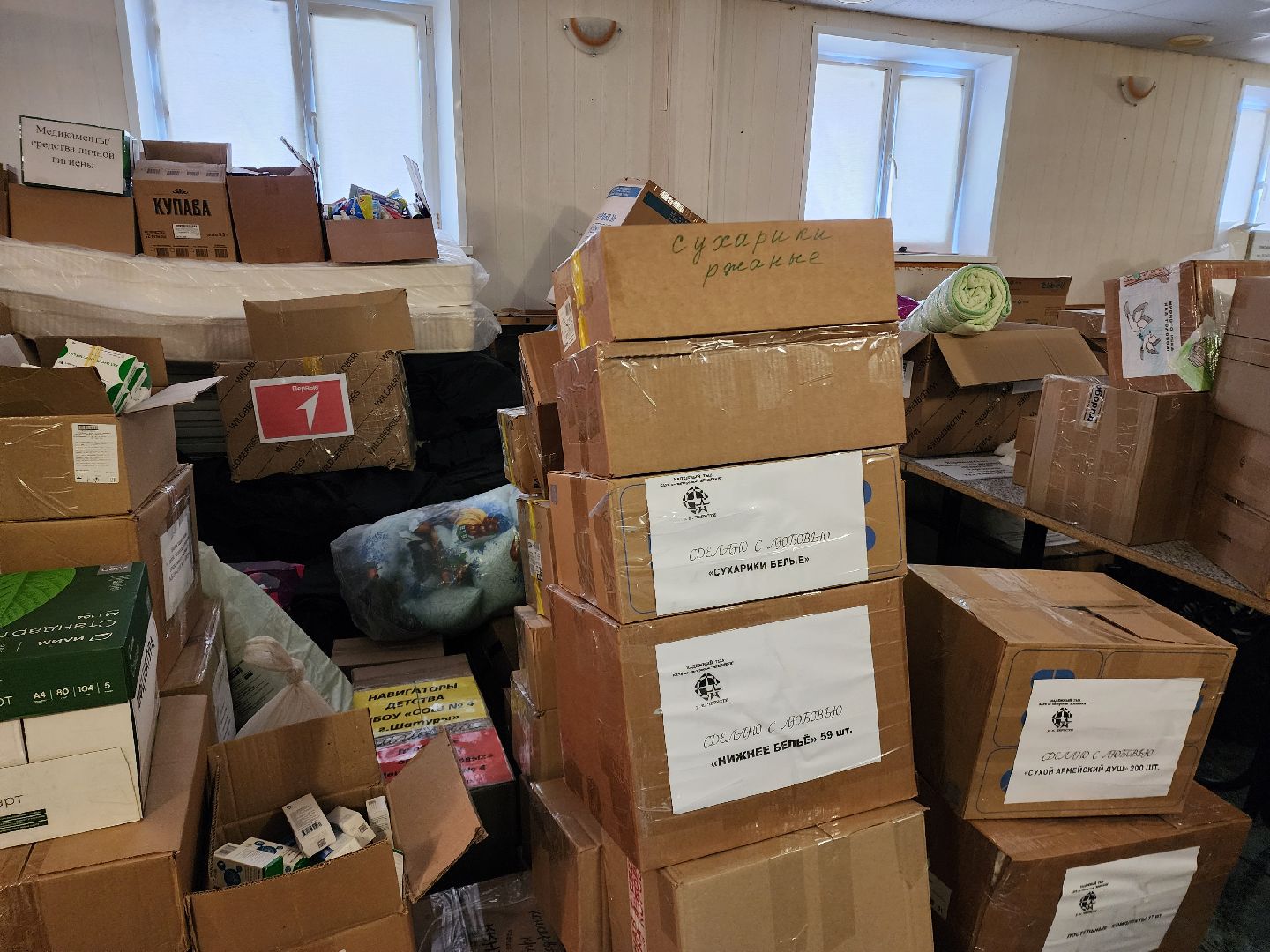 сво, спецоперация, гуманитарная помощь,шатура, дети,