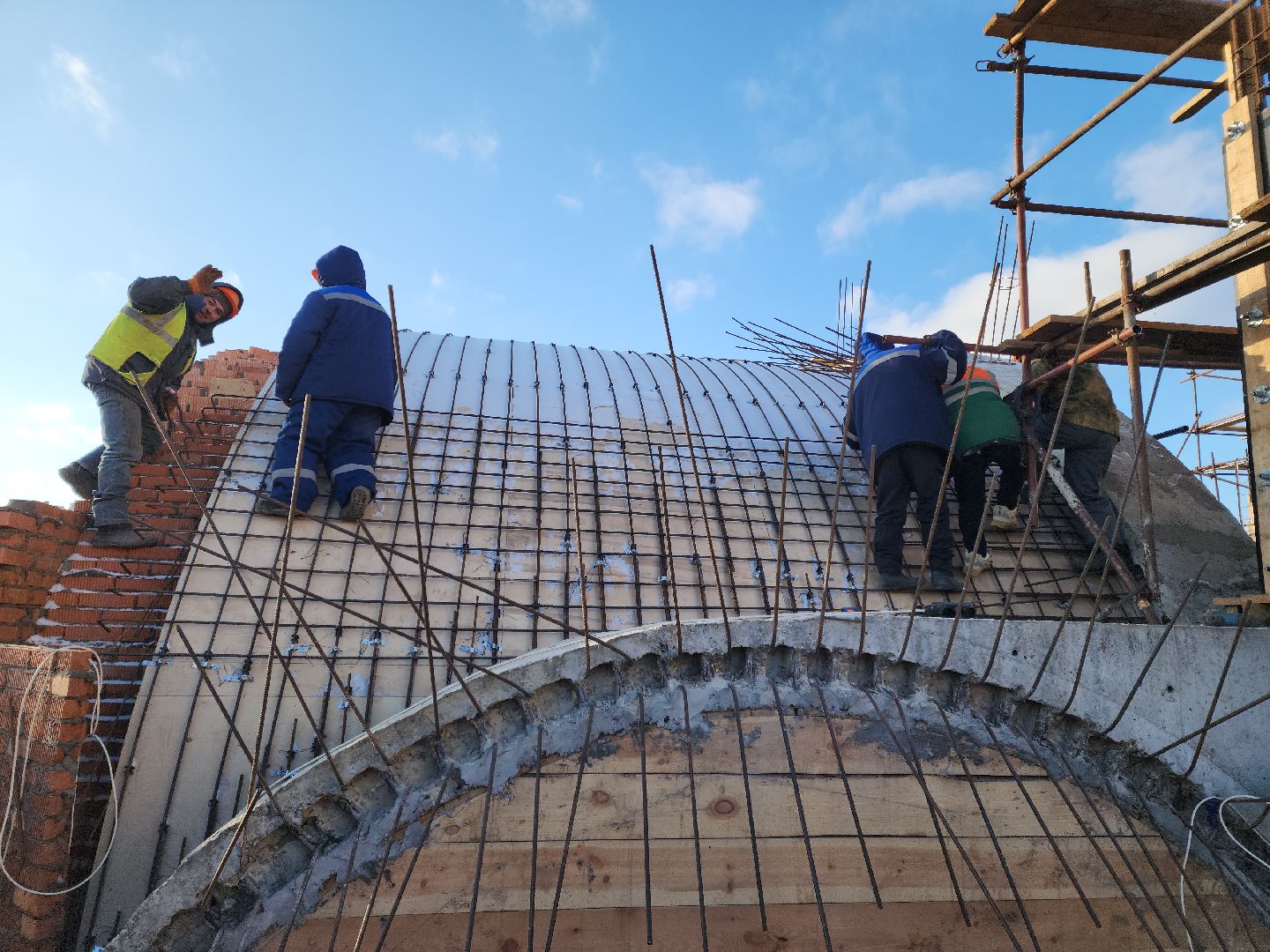 Подольск, Никольский храм, строительство, вертикалки,