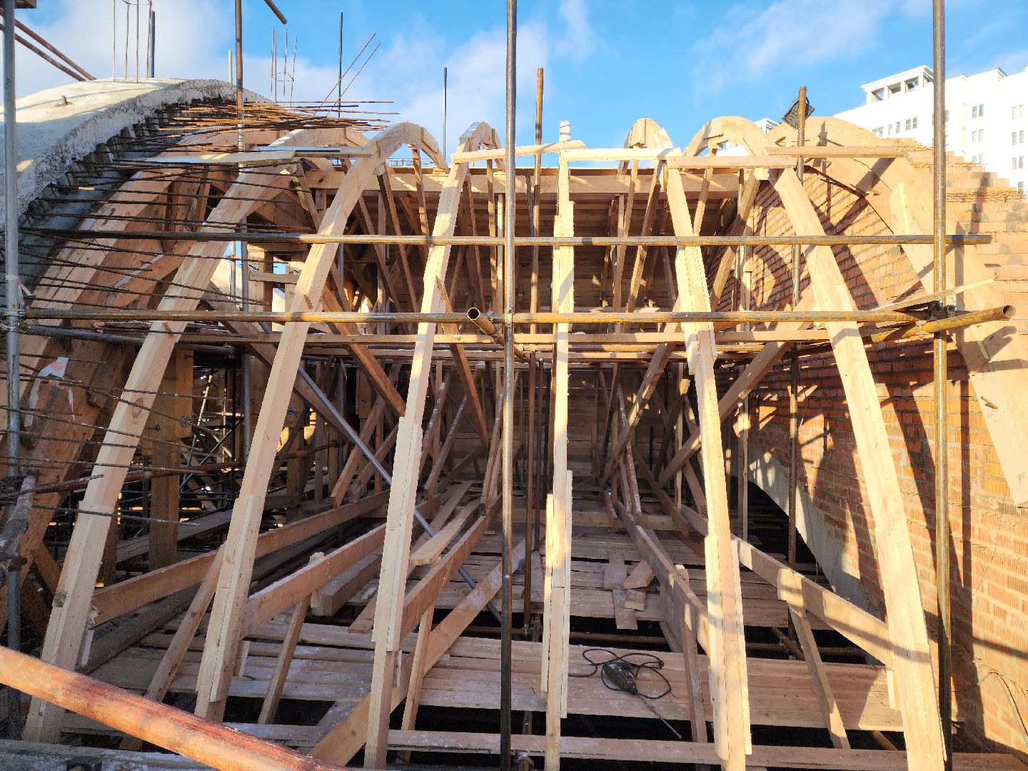 Подольск, Никольский храм, строительство, вертикалки,