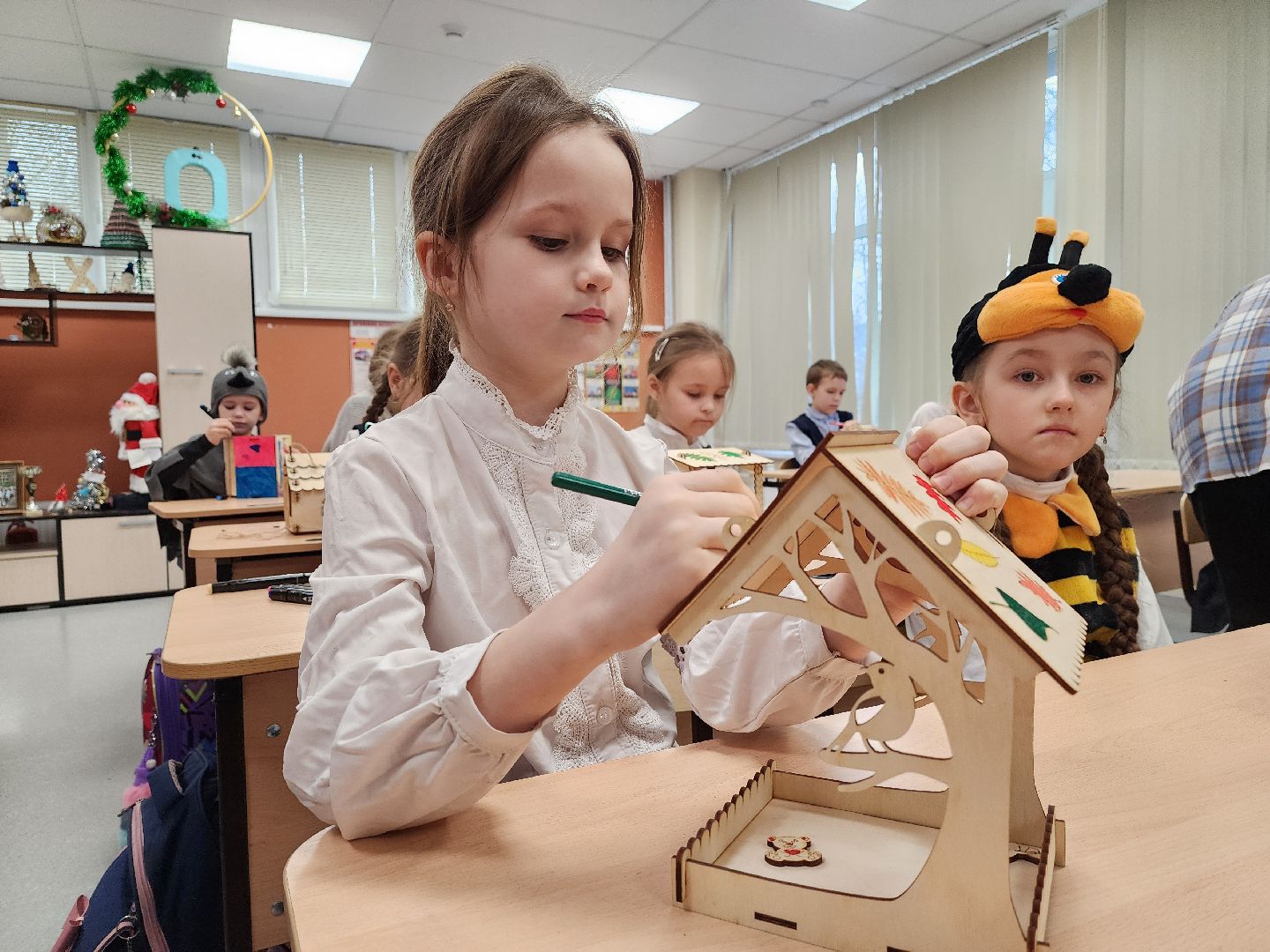 вертикалки, луховицы, Акция покорми птиц, гимназия 10,