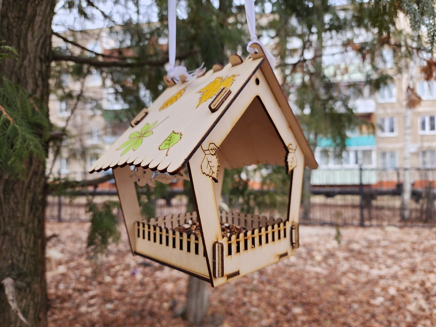 вертикалки, луховицы, Акция покорми птиц, гимназия 10,