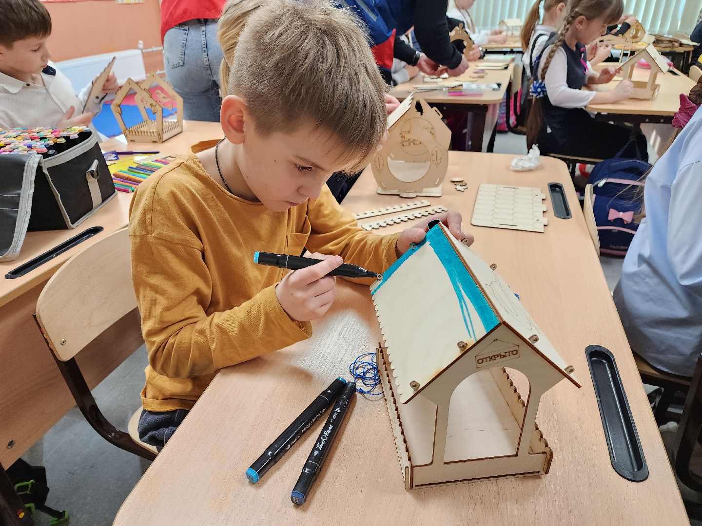 вертикалки, луховицы, Акция покорми птиц, гимназия 10,