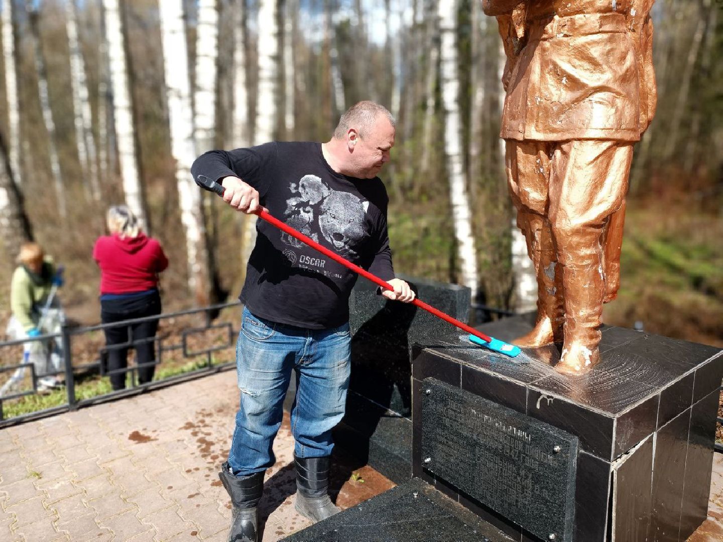 Можайск, Можайский городской округ, памятники, уборка, субботник, историческая память