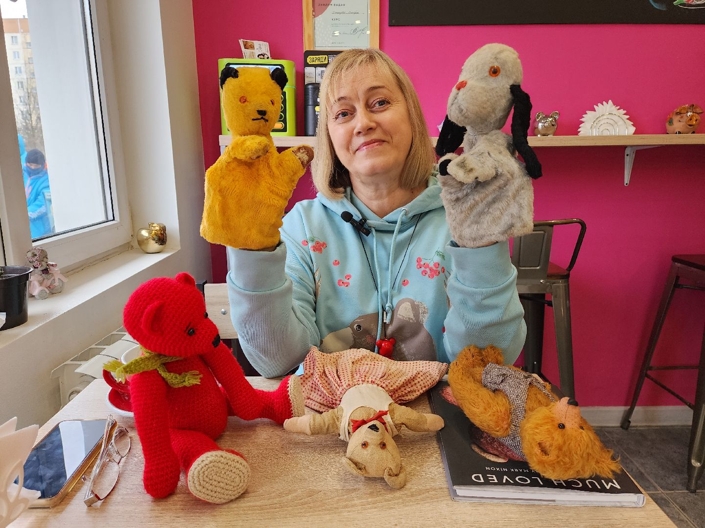 вертикалки, красный мишка, коллекционер,