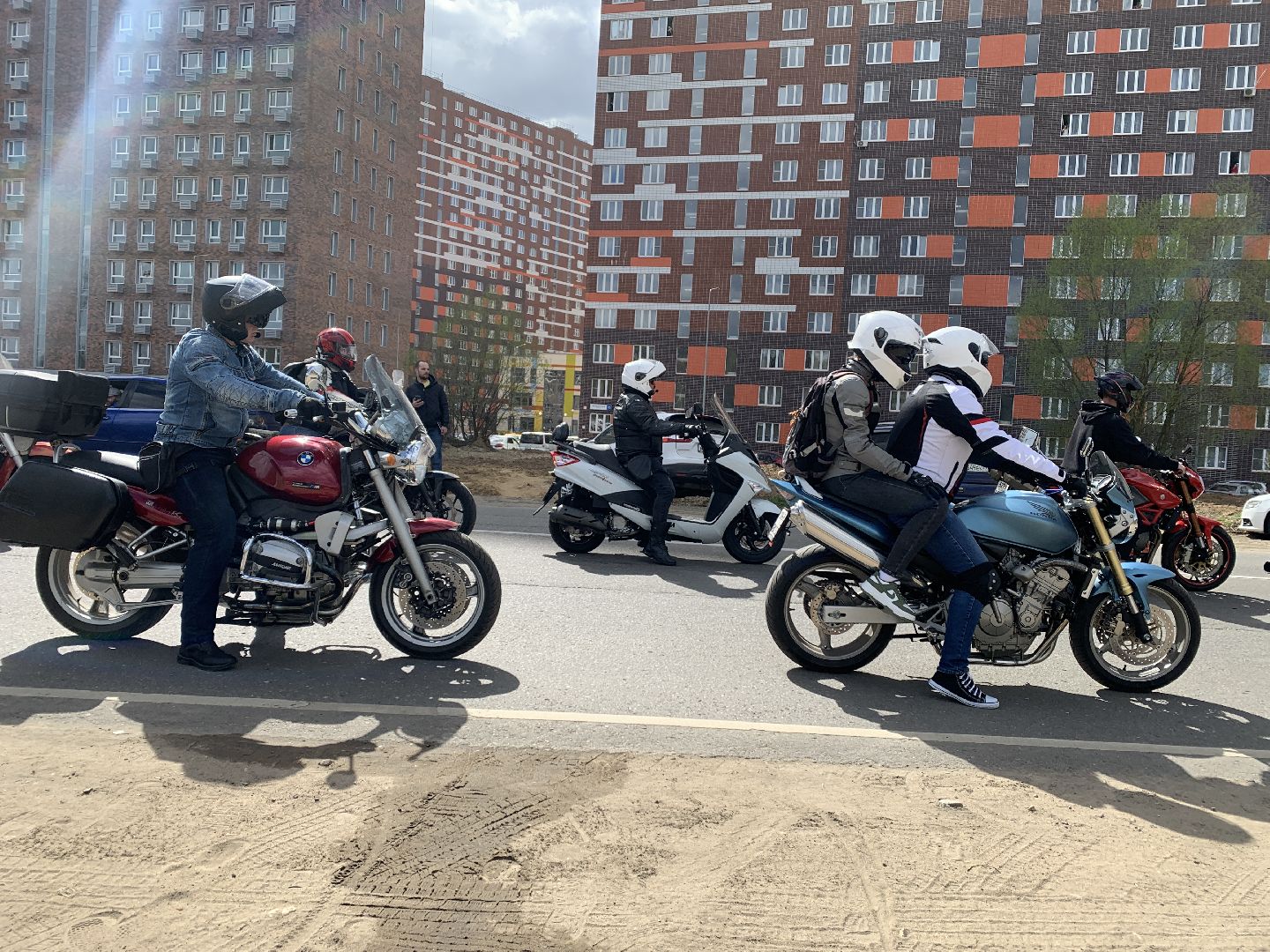 Балашиха, Подмосковье, мотосезон, субботники, Ночные волки