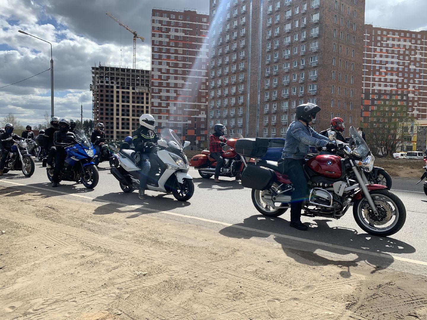 Балашиха, Подмосковье, мотосезон, субботники, Ночные волки