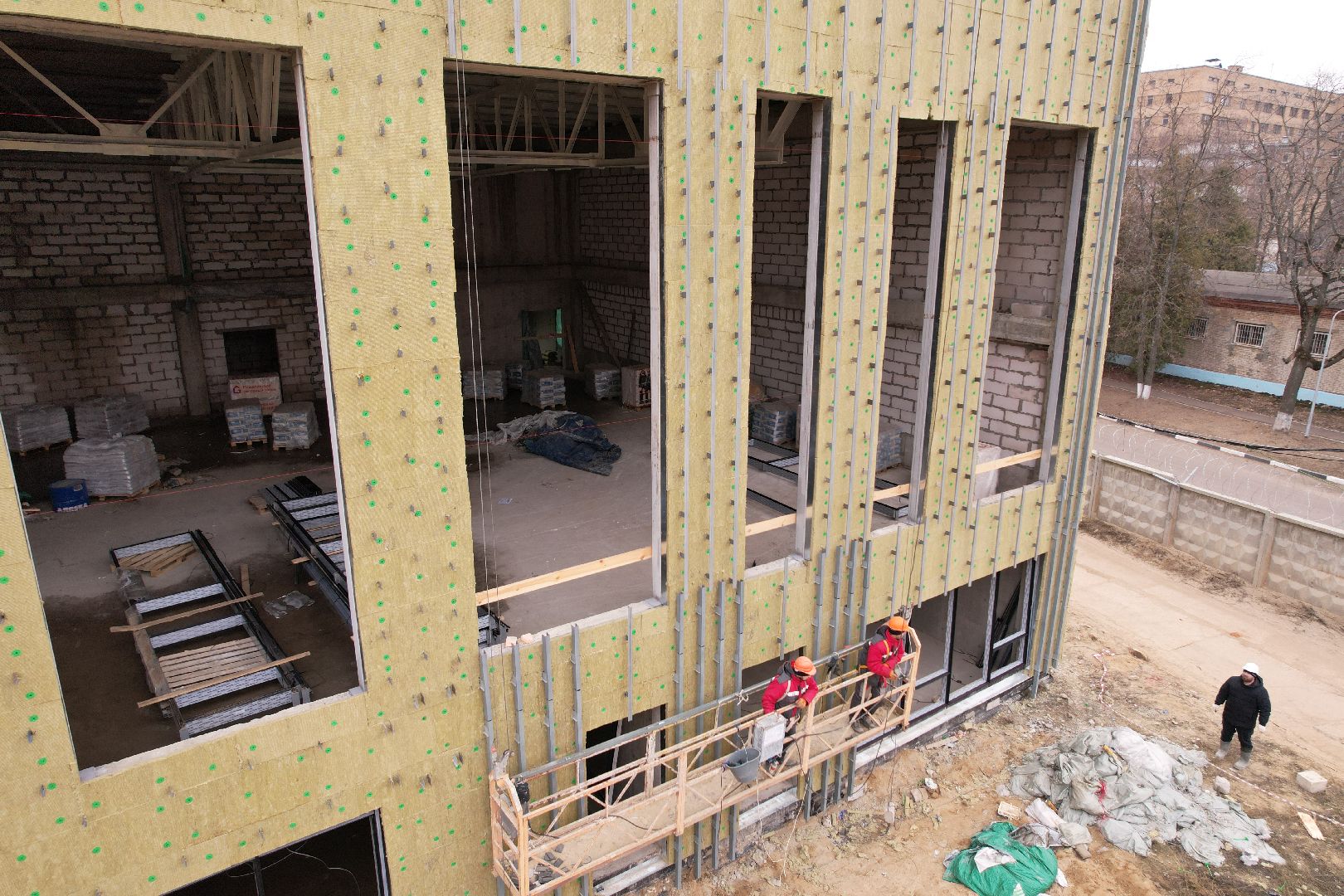 видео с коптера, люберцы, школа, жулебино парк, строительство,