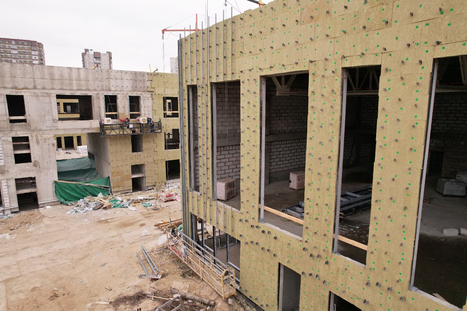 видео с коптера, люберцы, школа, жулебино парк, строительство,