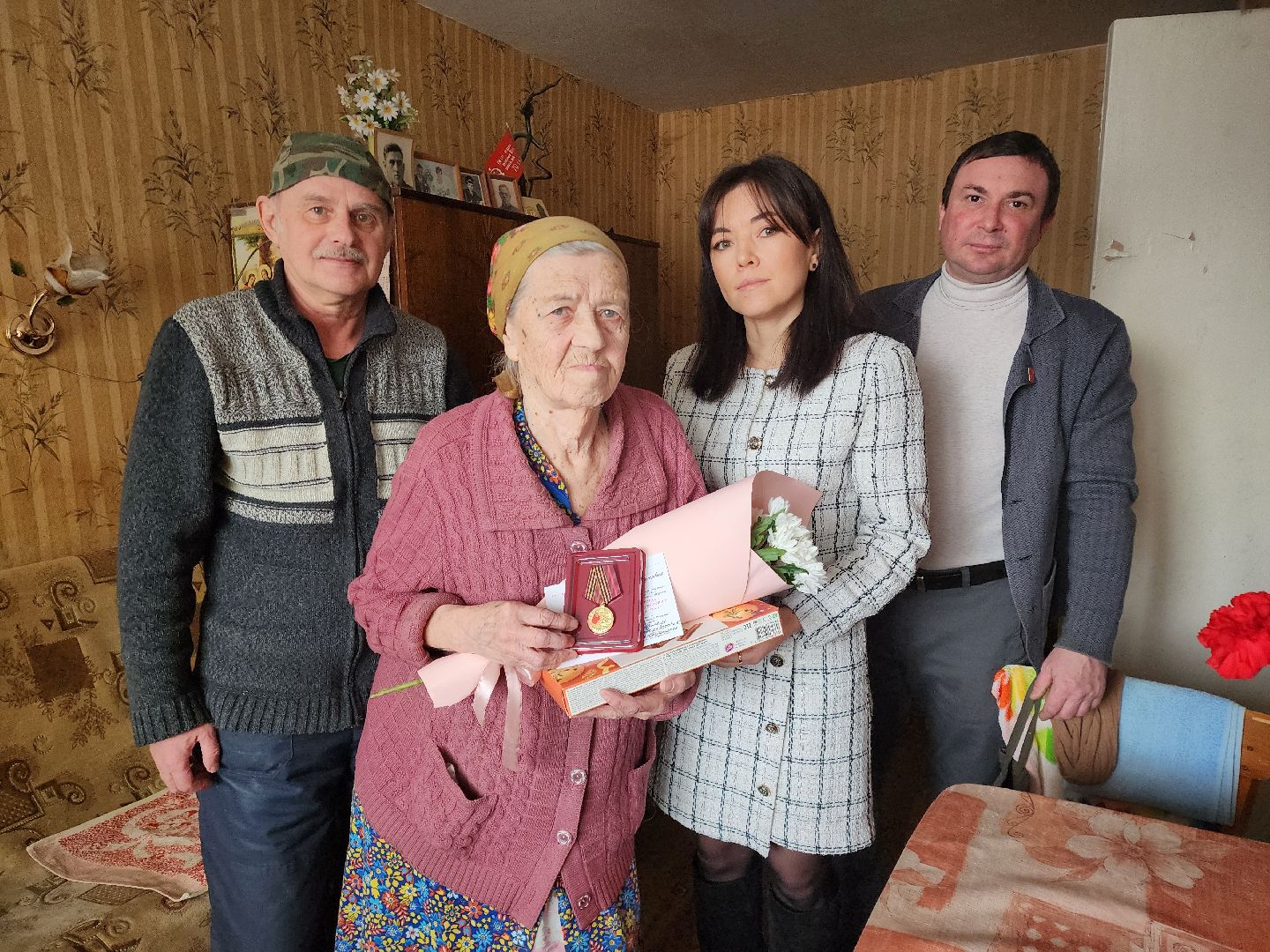 Зарайск, ветераны вов, медаль 80 лет победы,