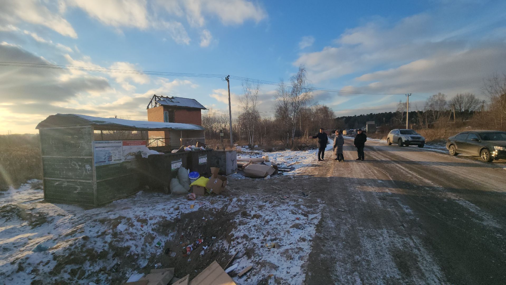 Люберцы, глава городского округа люберцы владимир волков, выездная администиация, контейнерная площадка,