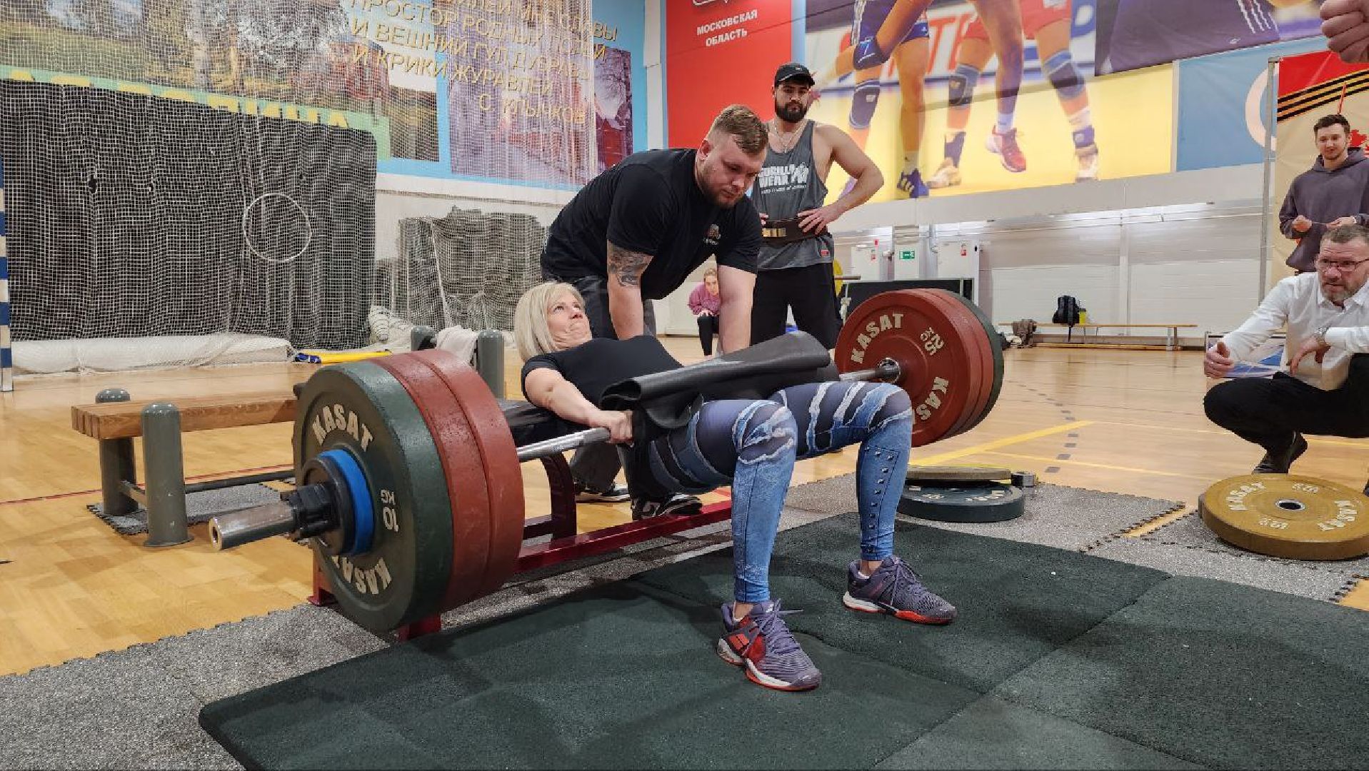 Талдом, СК Атлант, Русский жим,