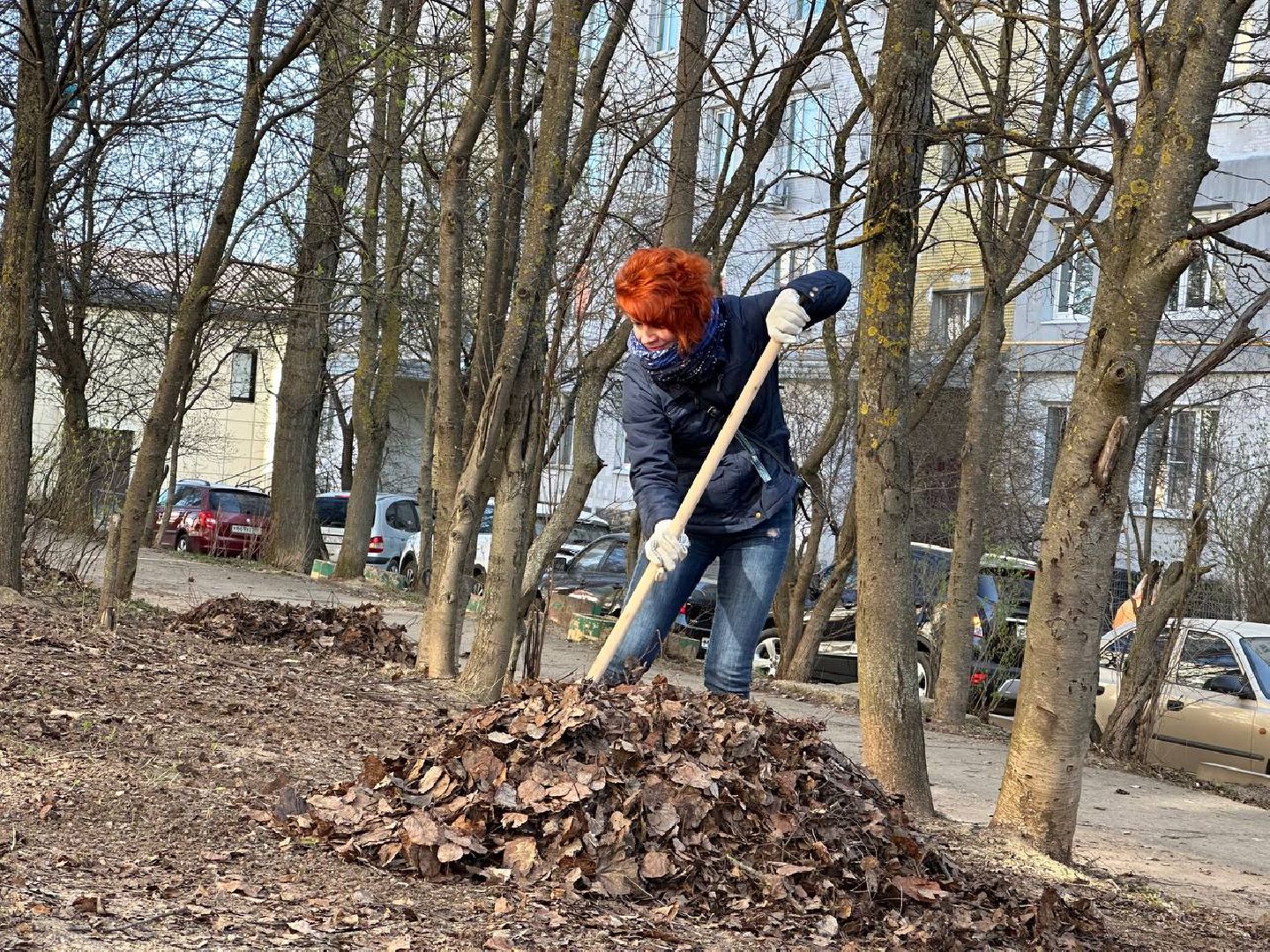 Можайск, Можайский городской округ, Подмосковье, субботник, областной субботник, жители, уборка территории