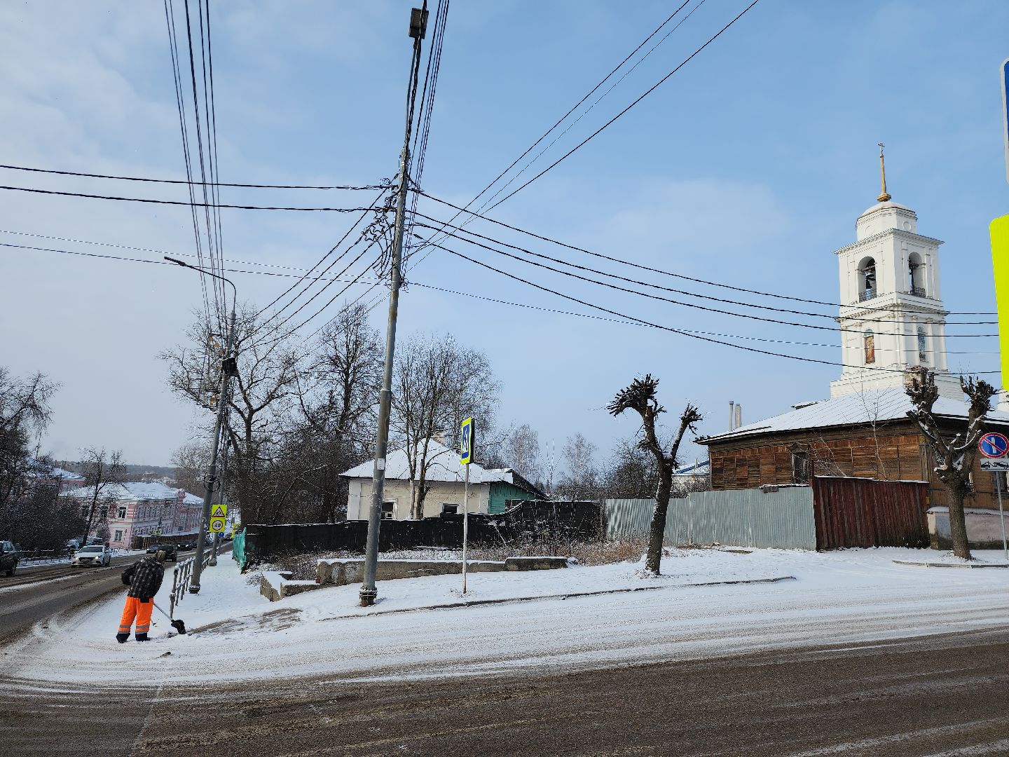 серпухов, Подмосковье, Уборка снега,