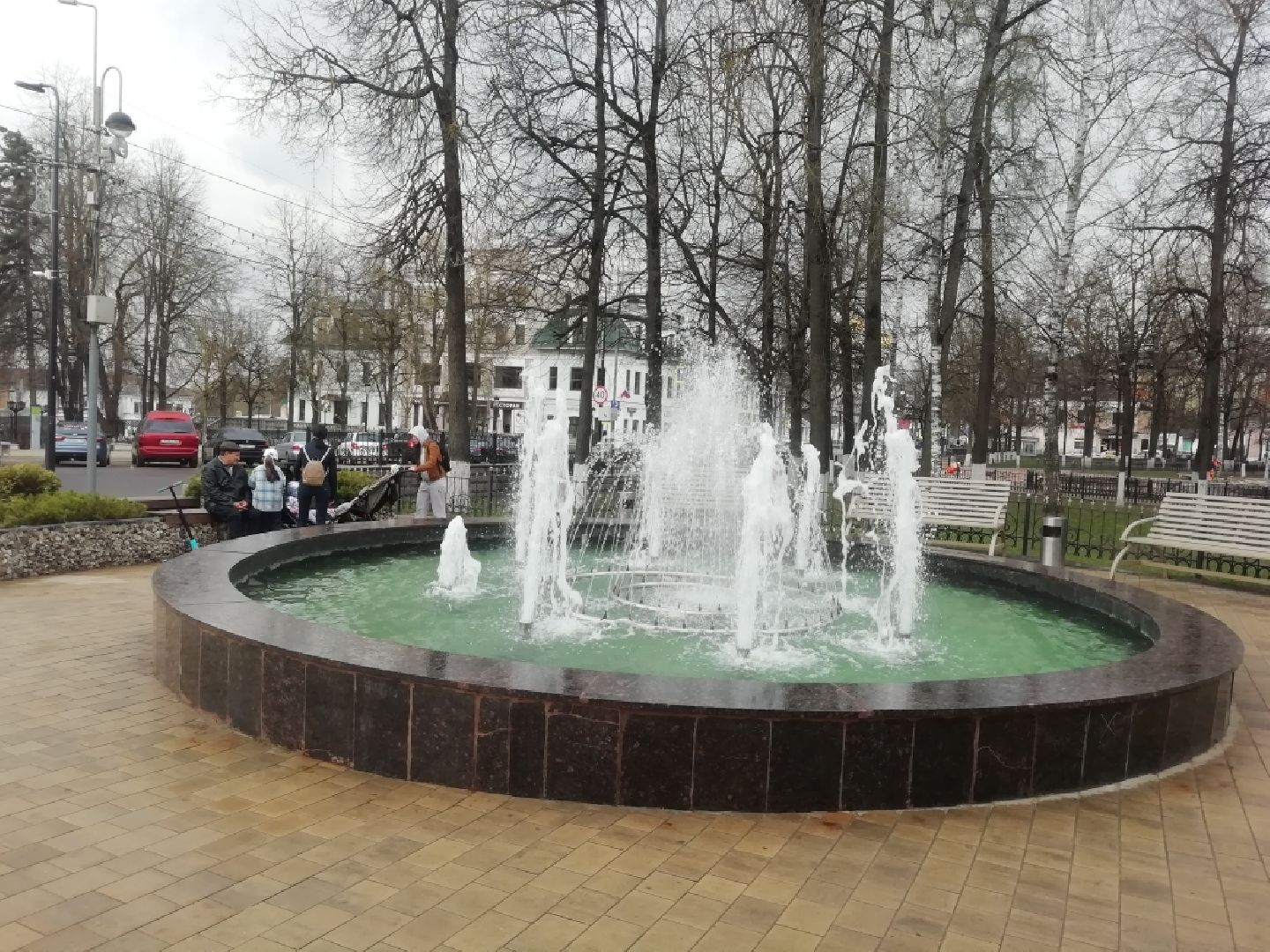 Благоустройство, фонтан, Звенигород, туризм
