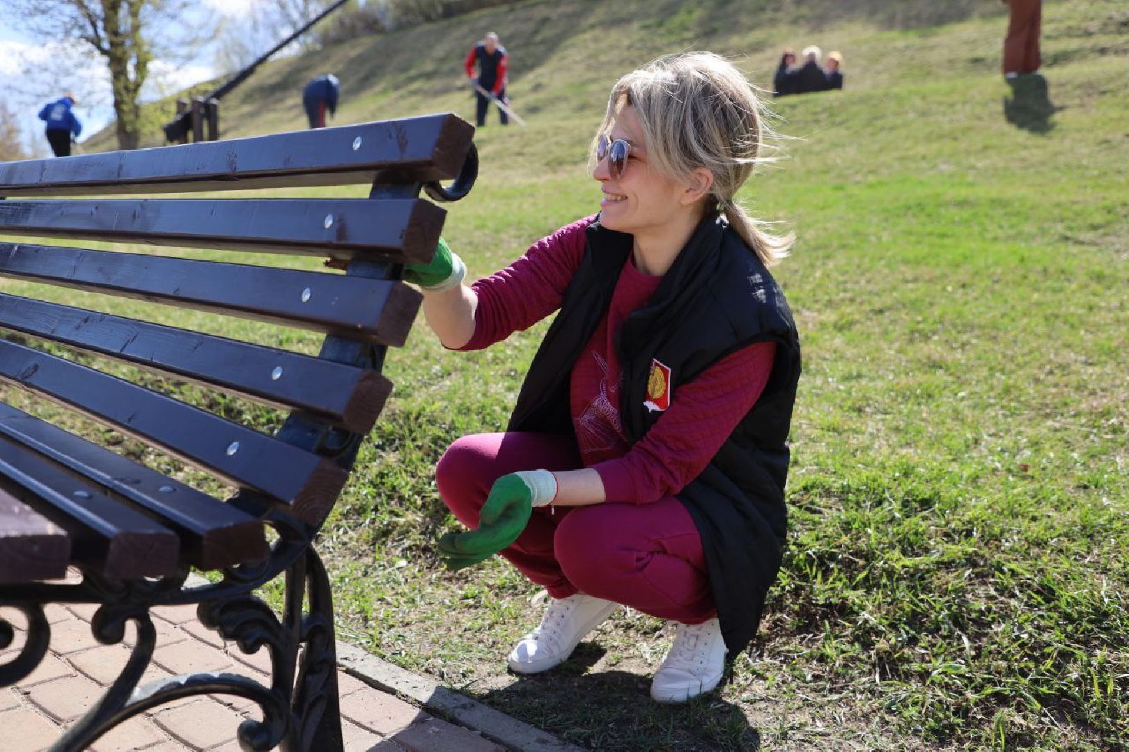 серпухов, субботник, благоустройство, доброе дело, соборная гора, колокола, храмовый комплекс, христианство,