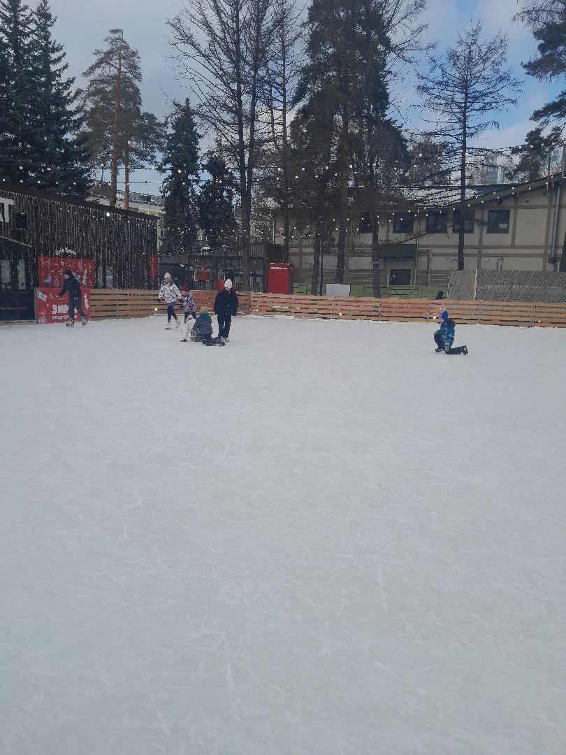 каток, балашиха, семья, развлечение, отдых, парк,
