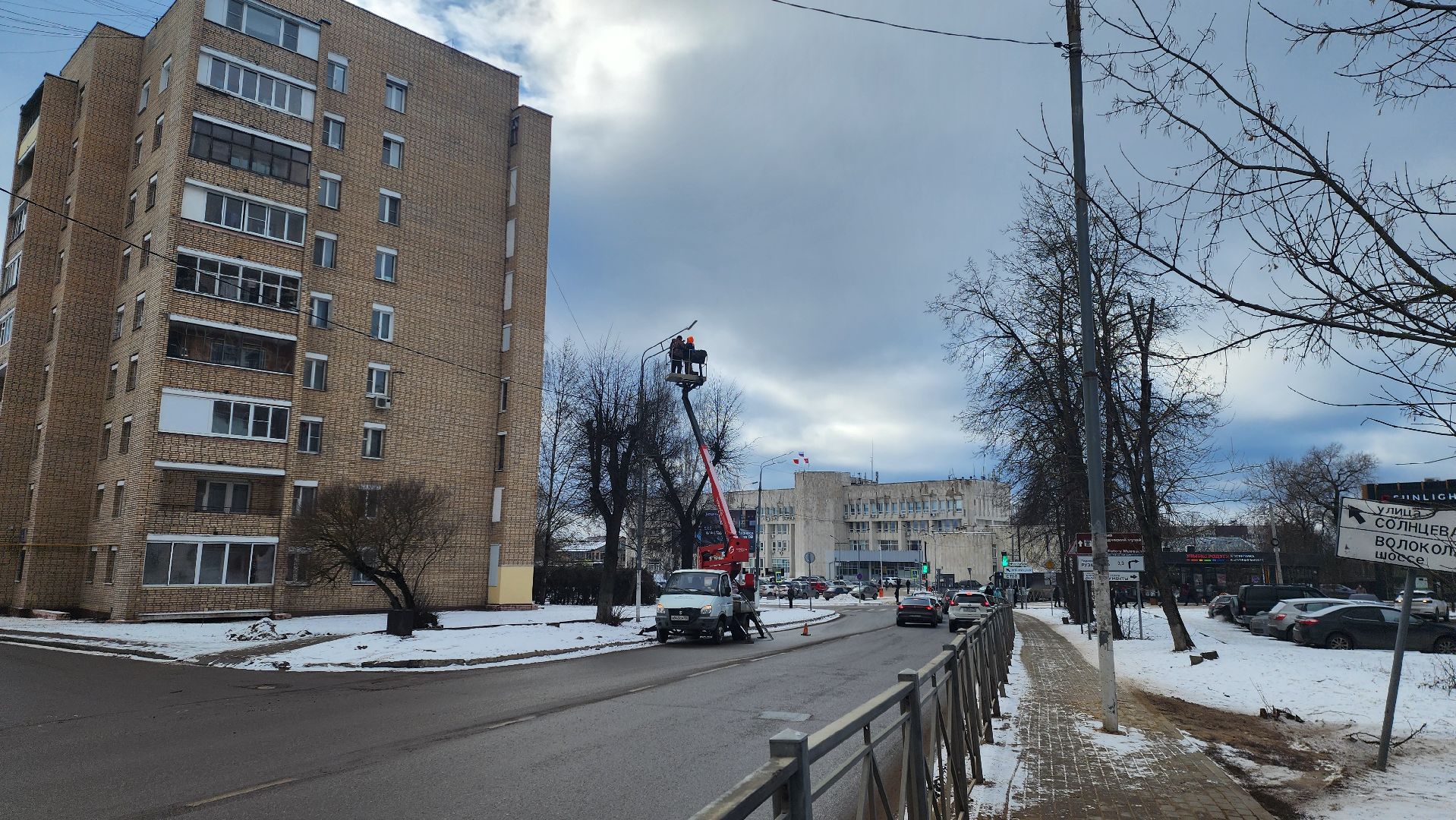 Руза, замена фонарей, освещение улиц, рузский округ, благоустройство,