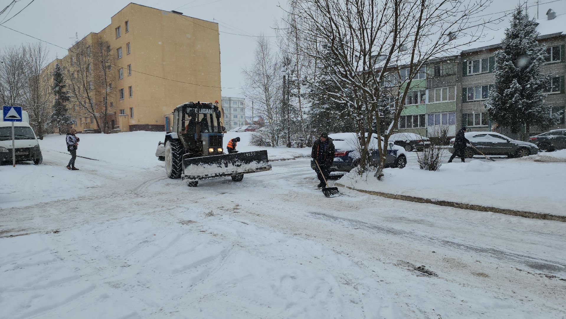 руза, благоустройство, уборка снега, коммунальная служба, коммунальщики,
