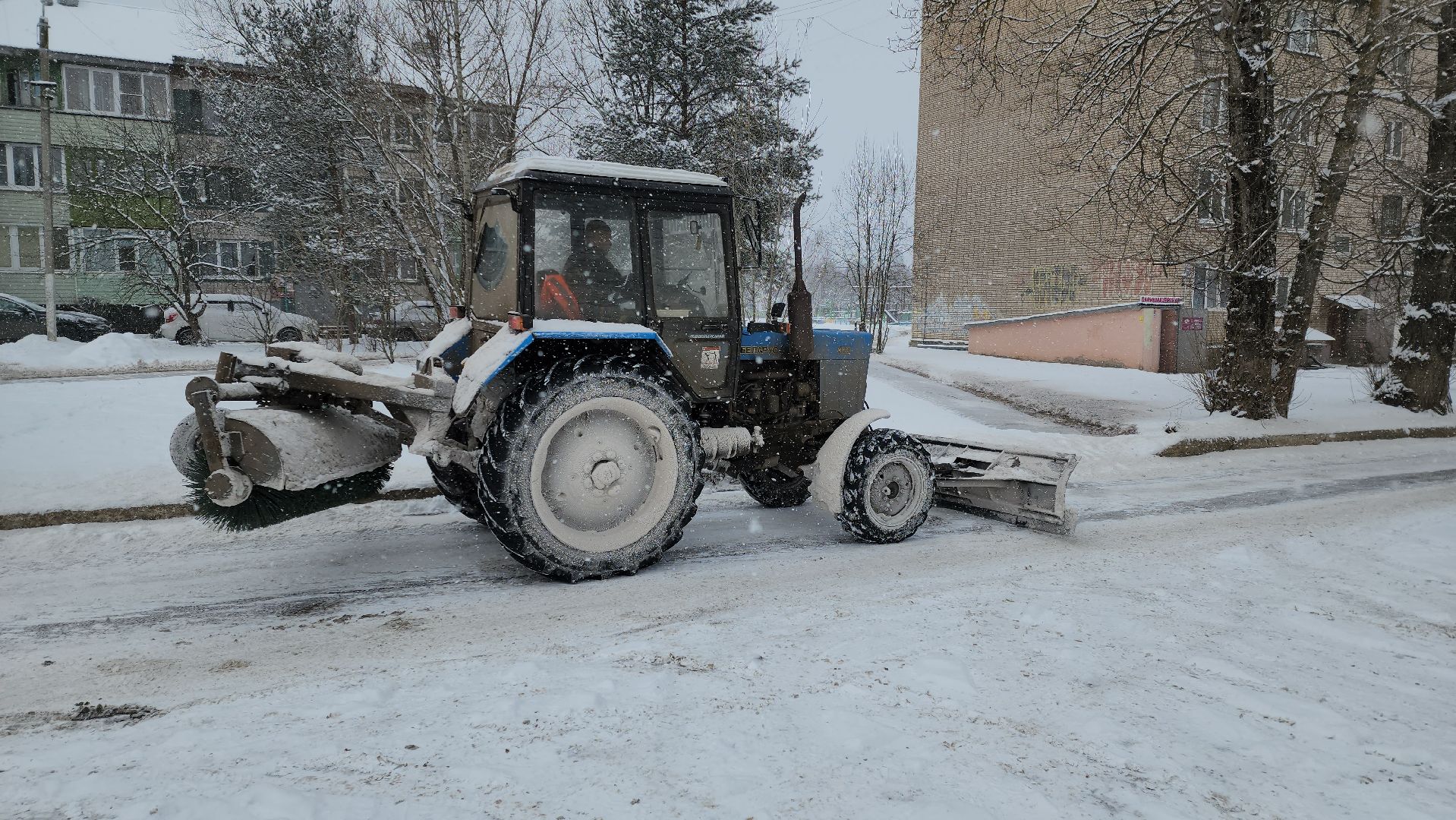 руза, благоустройство, уборка снега, коммунальная служба, коммунальщики,