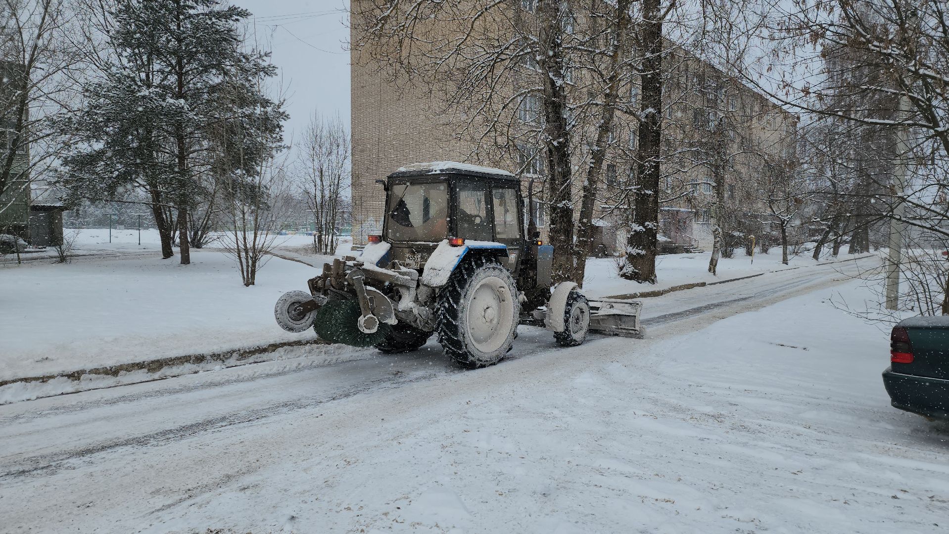 руза, благоустройство, уборка снега, коммунальная служба, коммунальщики,