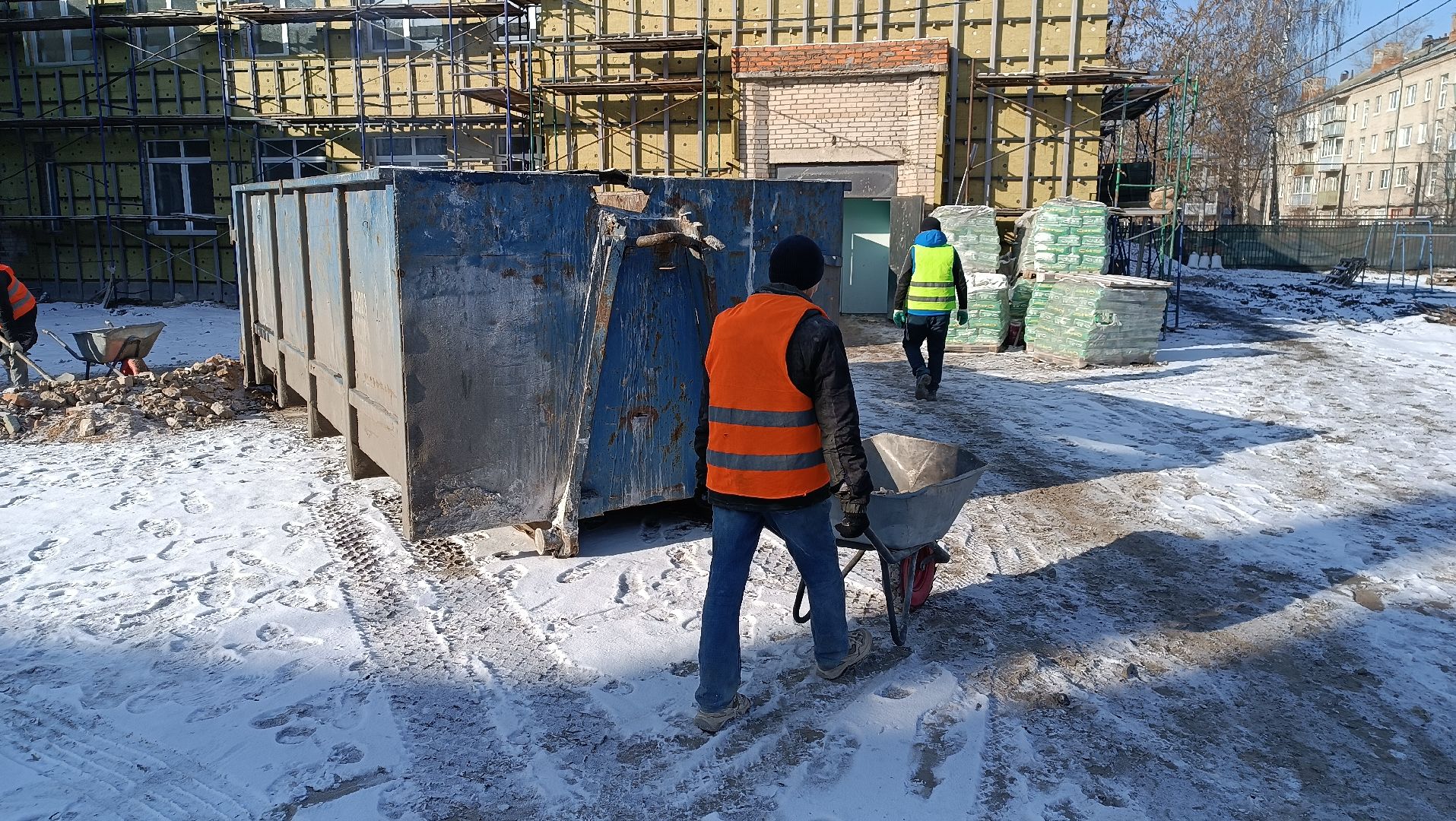 капремонт, монино, школа, рабочий поселок, вертикалки,