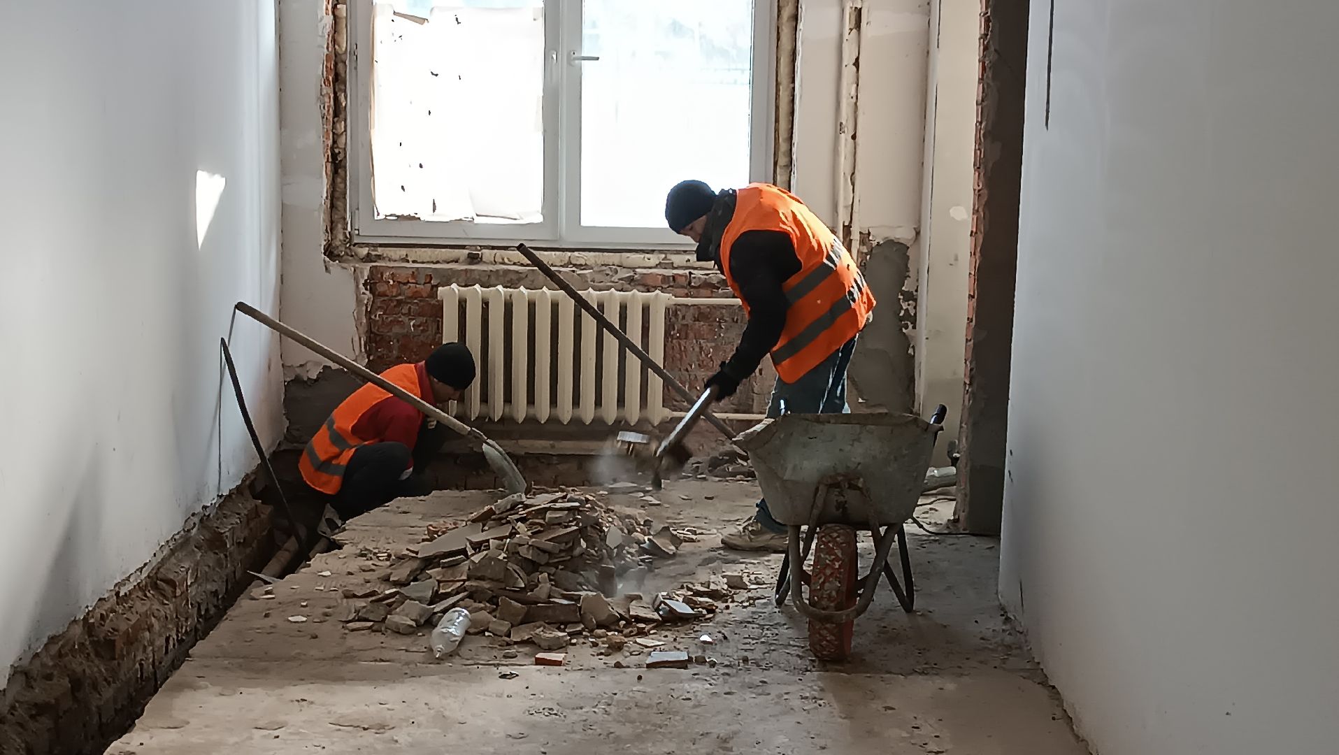 капремонт, монино, школа, рабочий поселок, вертикалки,