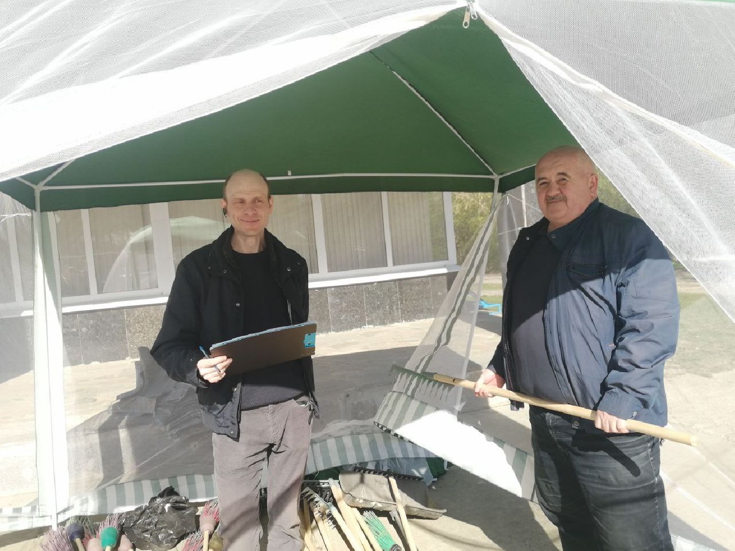 субботник, общеобластной субботник, Протвино, инвентарь, порядок