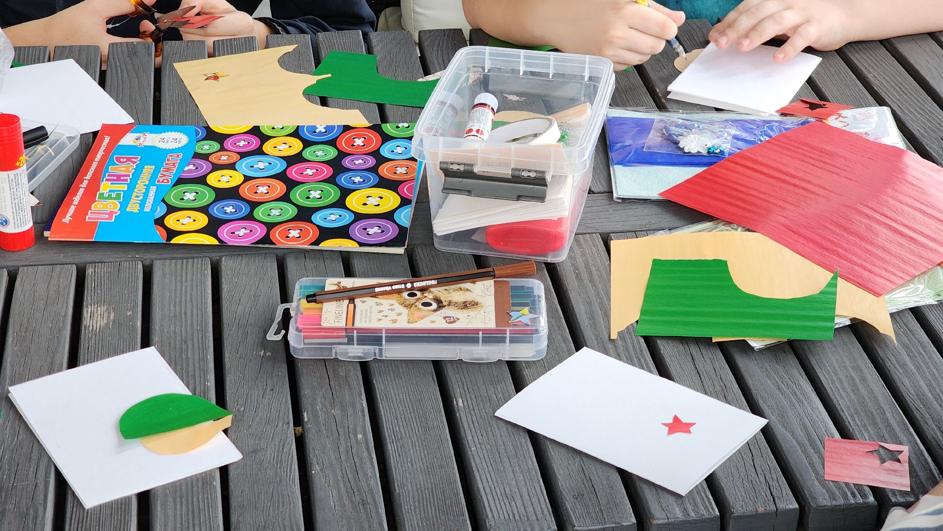 23 февраля, Парк Киово, открытка, вертикалки