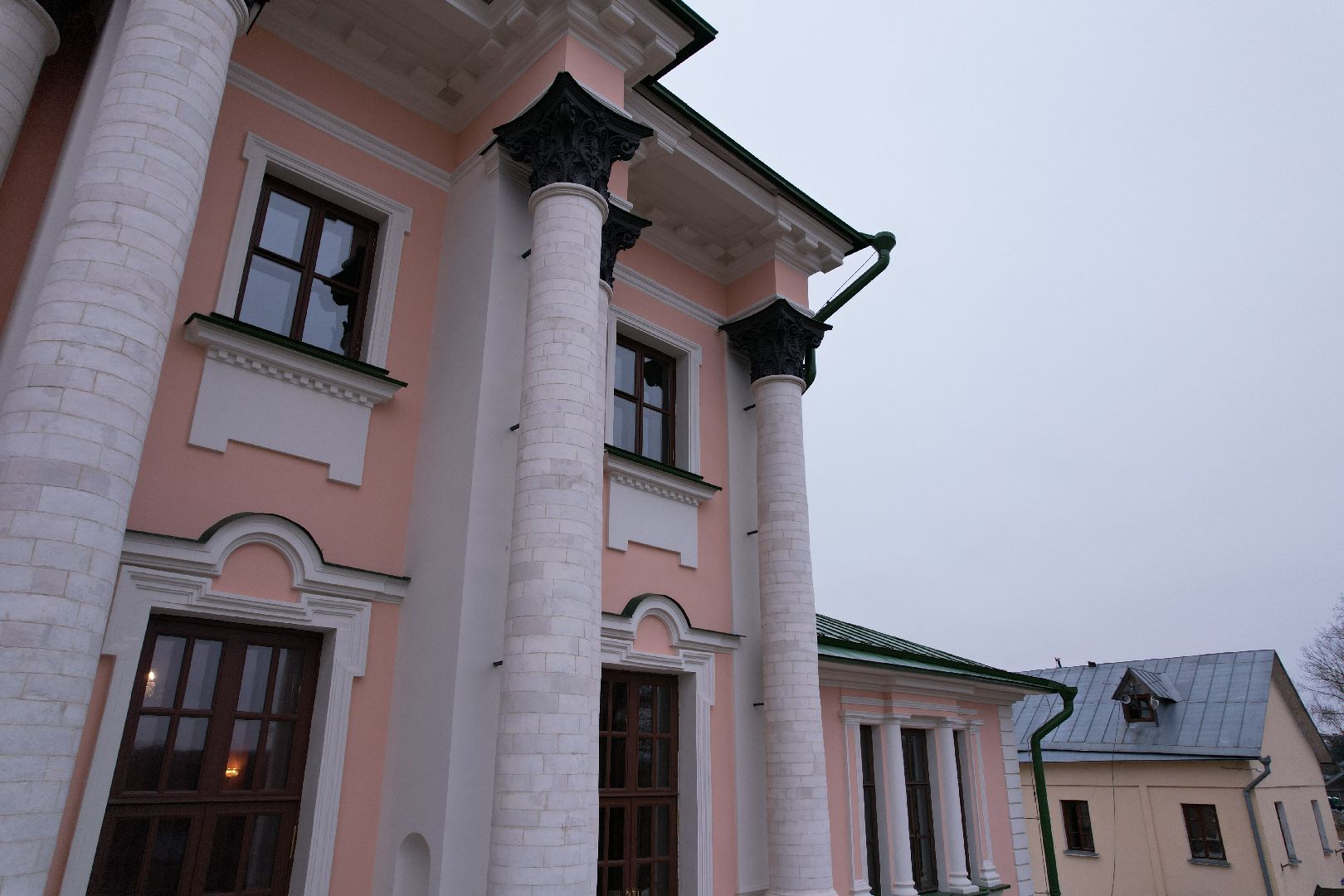 видео с коптера, воскресенск, усадьба кривякино, культура,