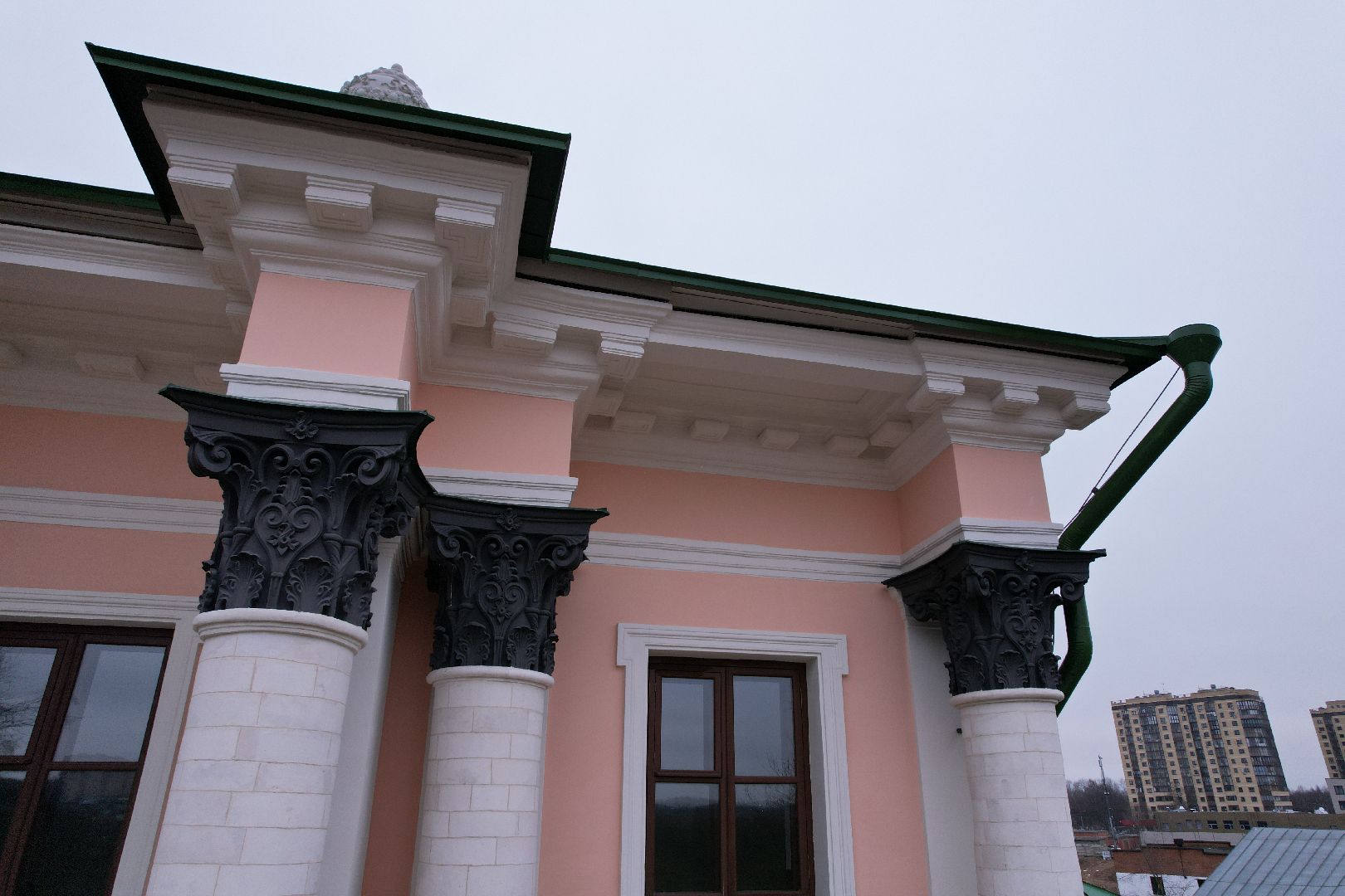 видео с коптера, воскресенск, усадьба кривякино, культура,