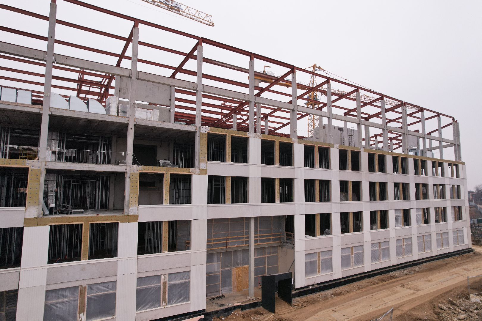 видео с коптера, ленинский городской округ, школа, строительство, жк первый квартал,