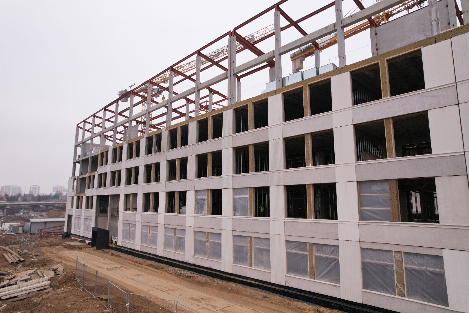 видео с коптера, ленинский городской округ, школа, строительство, жк первый квартал,