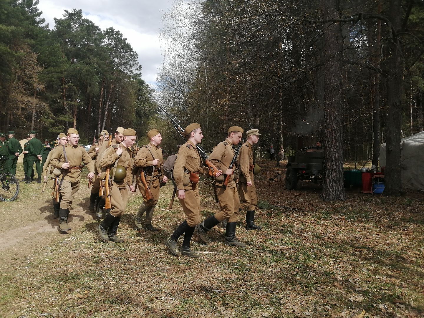 история, фестиваль, реконструкция, Рубеж обороны, Протвино
