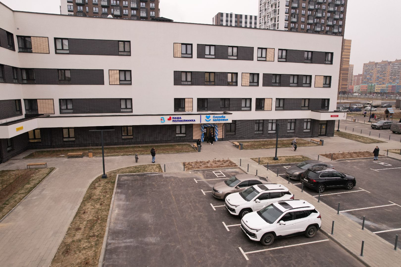 видео с коптера, ленинский городской округ, мисайлово, медицина, жк пригород лесное,