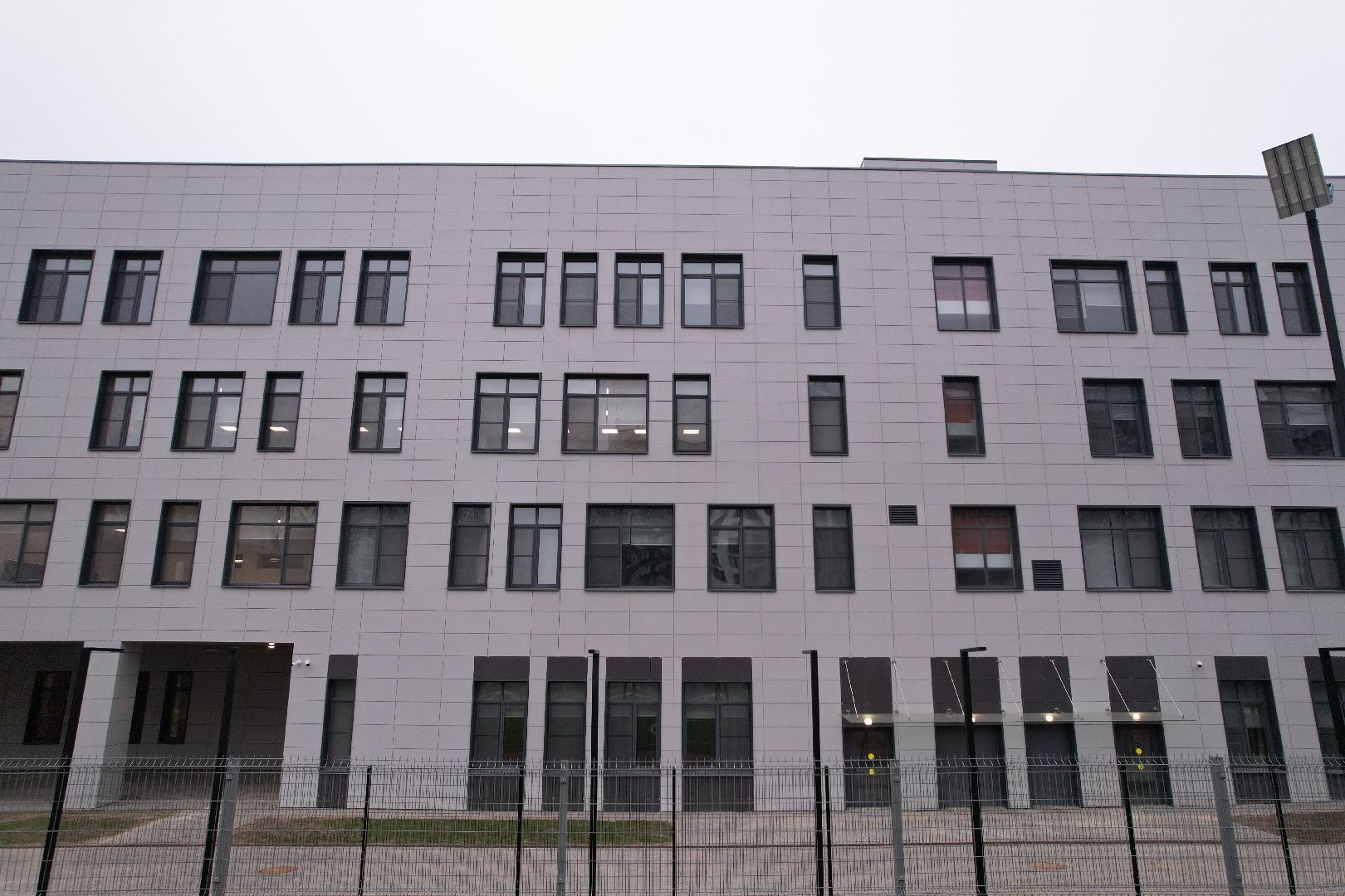 видео с коптера, видное, ленинский городской округ, школа, строительство,