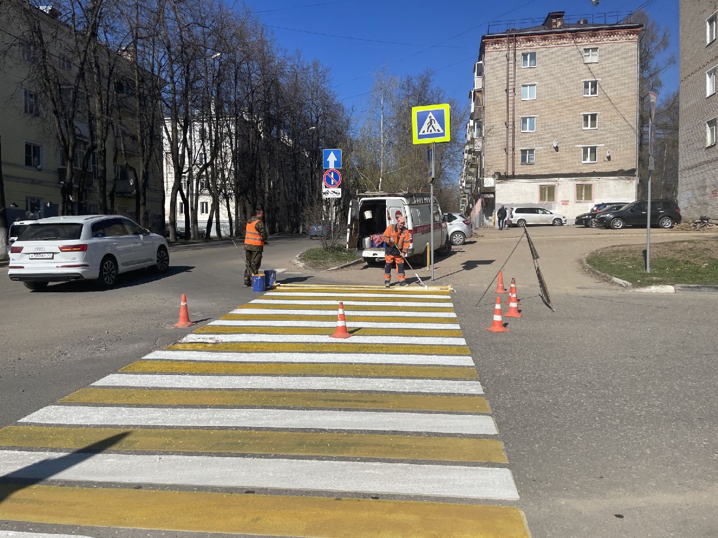 Сергиев Посад, Сергиево-Посадский городской округ, Дорога, Разметка, Дорожные службы